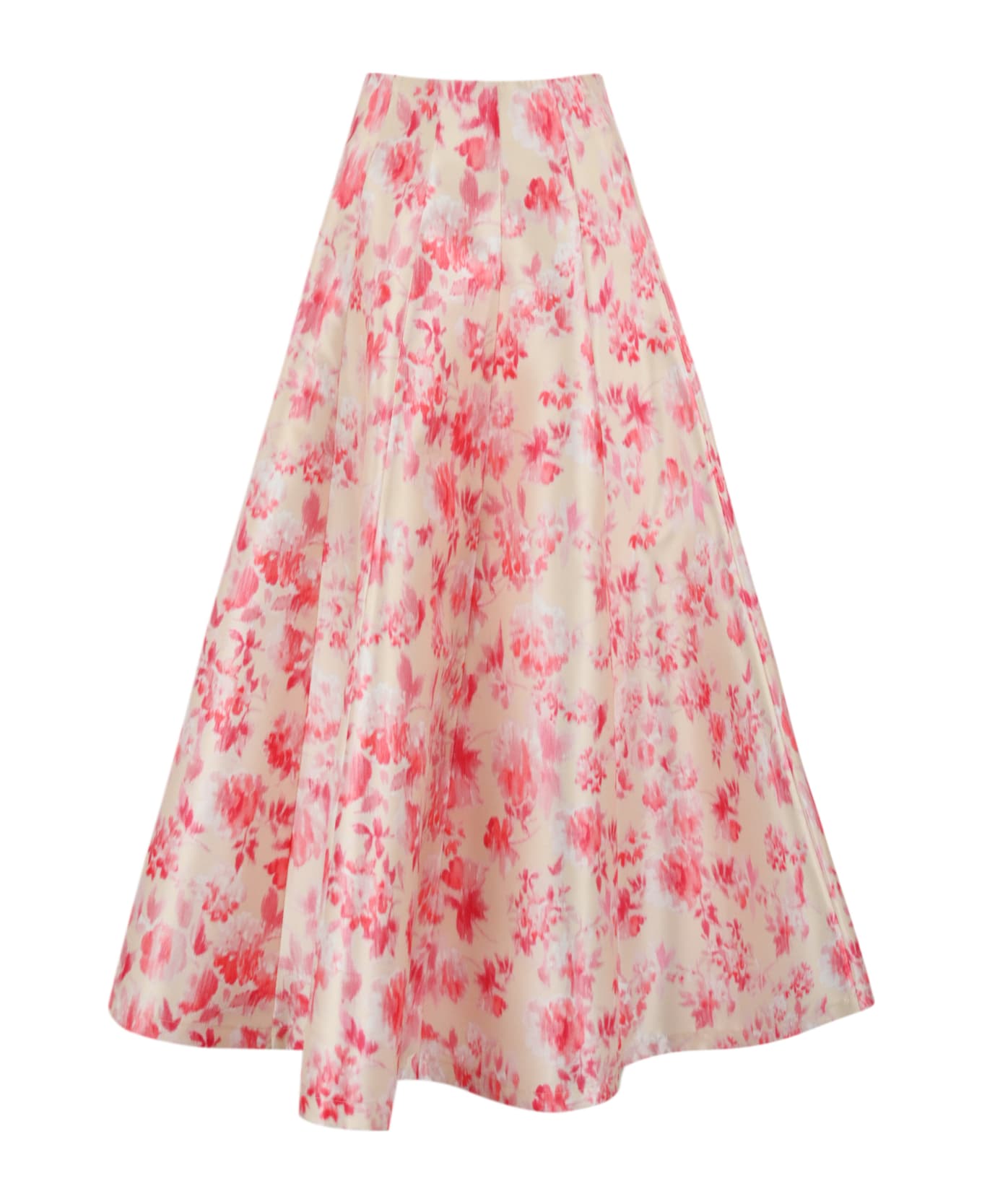 Philosophy di Lorenzo Serafini Radzmir Skirt With Floral Print - Bianco/rosso