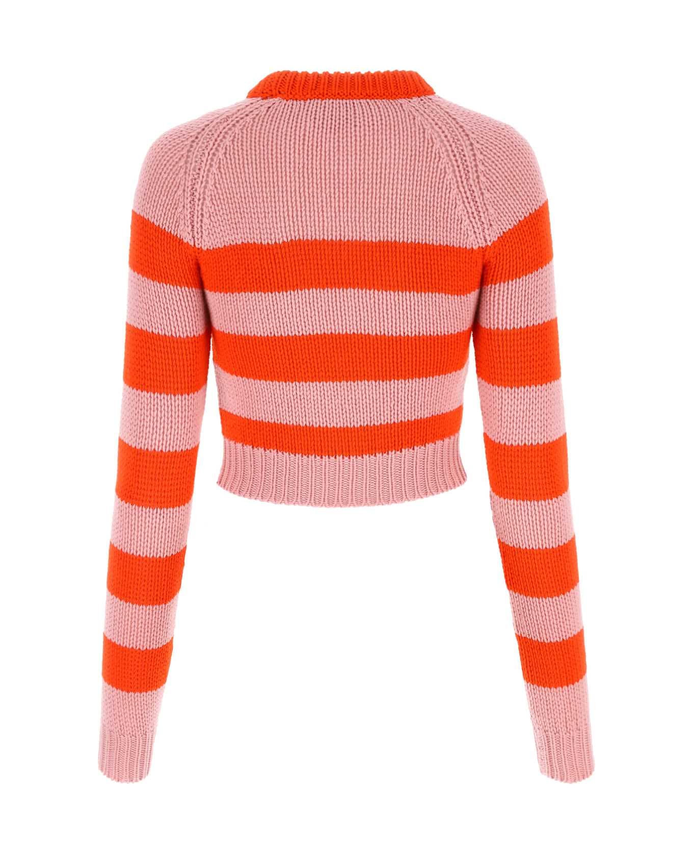 Marni Embroidered Wool Sweater - RGC18 ニットウェア