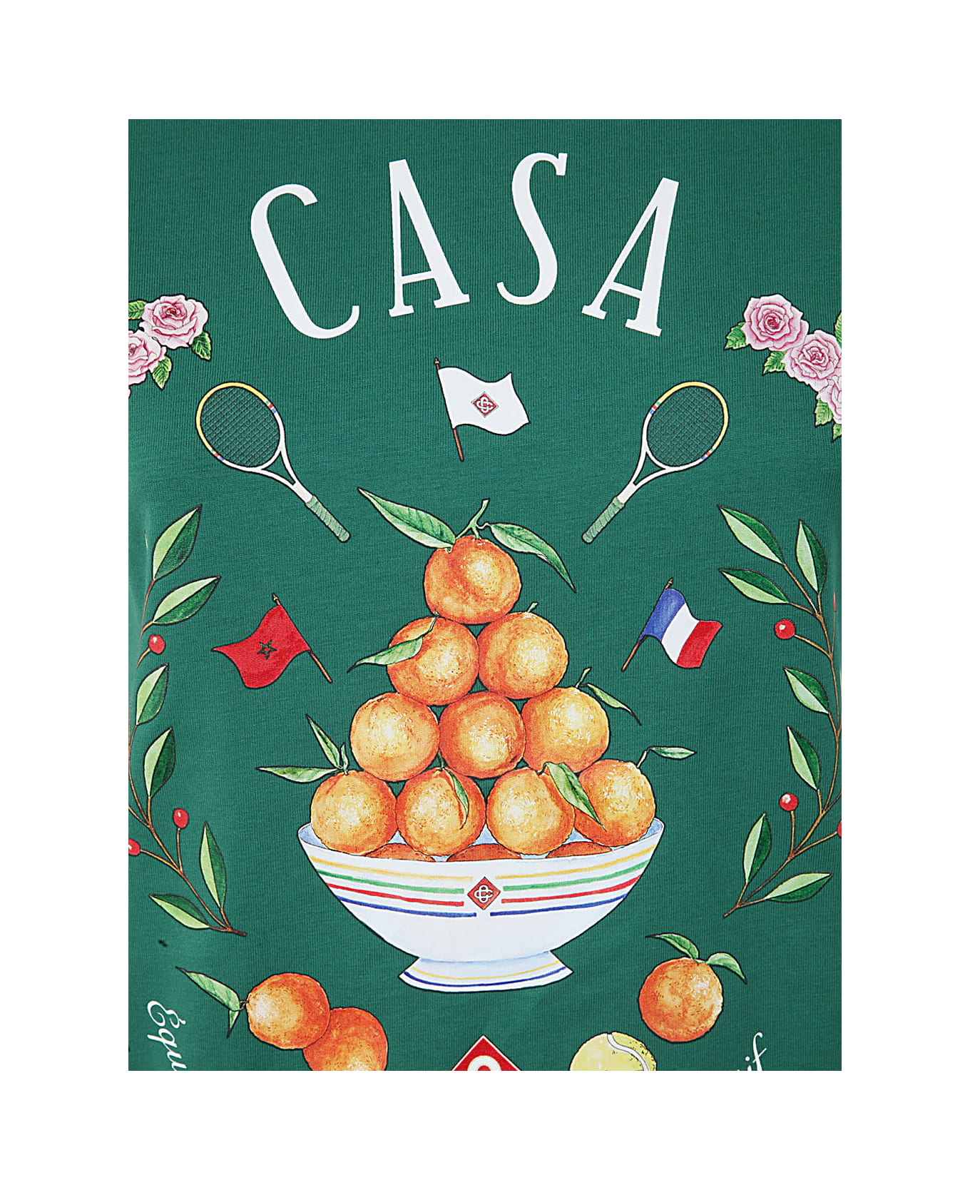 Casablanca Casa Way Printed Fitted T-shirt - Casa Way