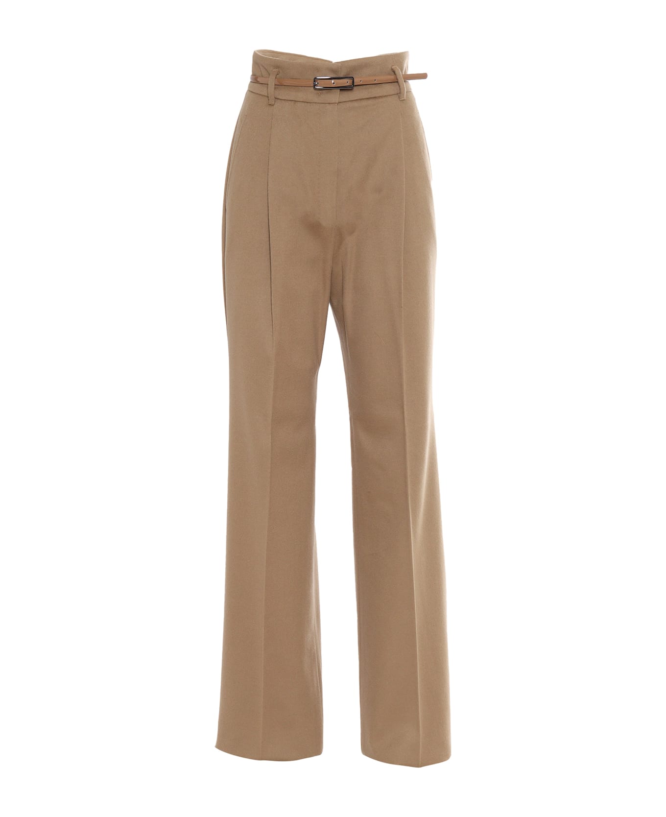 Max Mara Studio Zac Camel Long Trousers - CAMEL