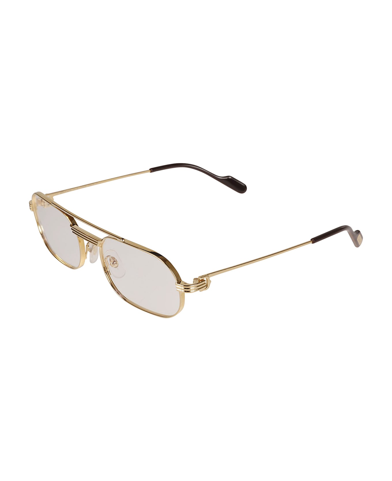 Cartier Eyewear Aviator Oval Frame - Gold