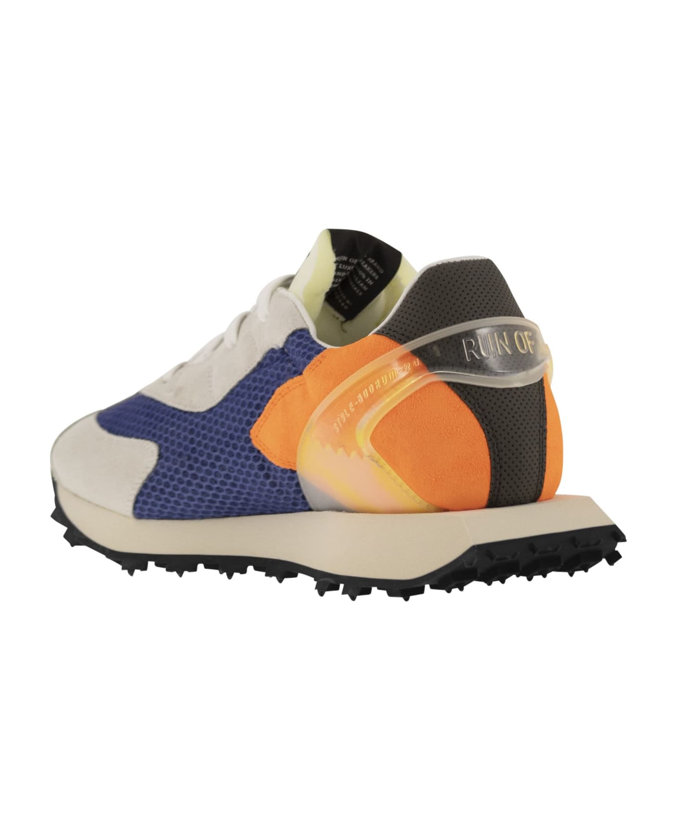 RUN OF Piuma - Sneakers - Blu/orange スニーカー
