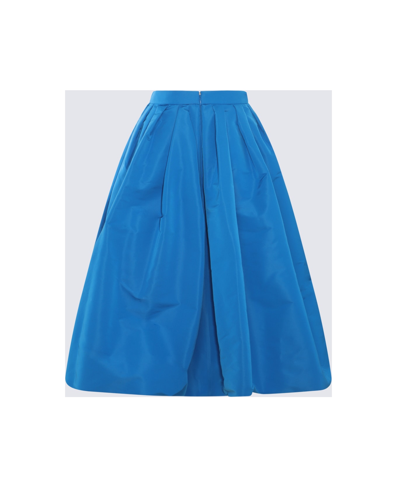 Alexander McQueen Blue Midi Skirt - LAPIS BLUE
