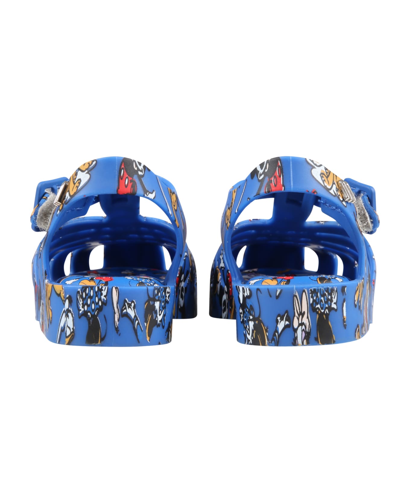 Melissa Blue Sandals For Boy With Disney Characters - Blue シューズ