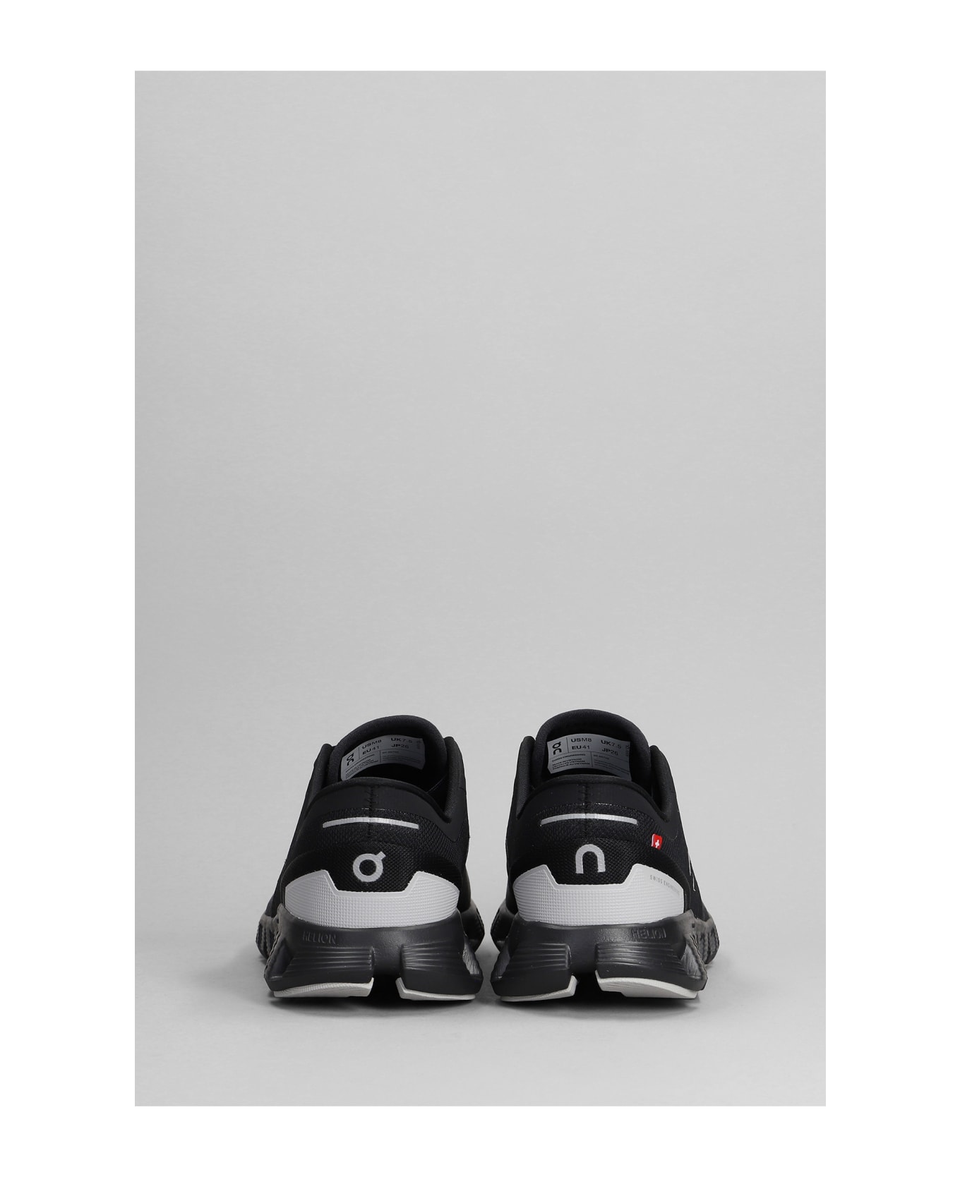 ON Cloud X 3 Sneakers In Black Polyester - black