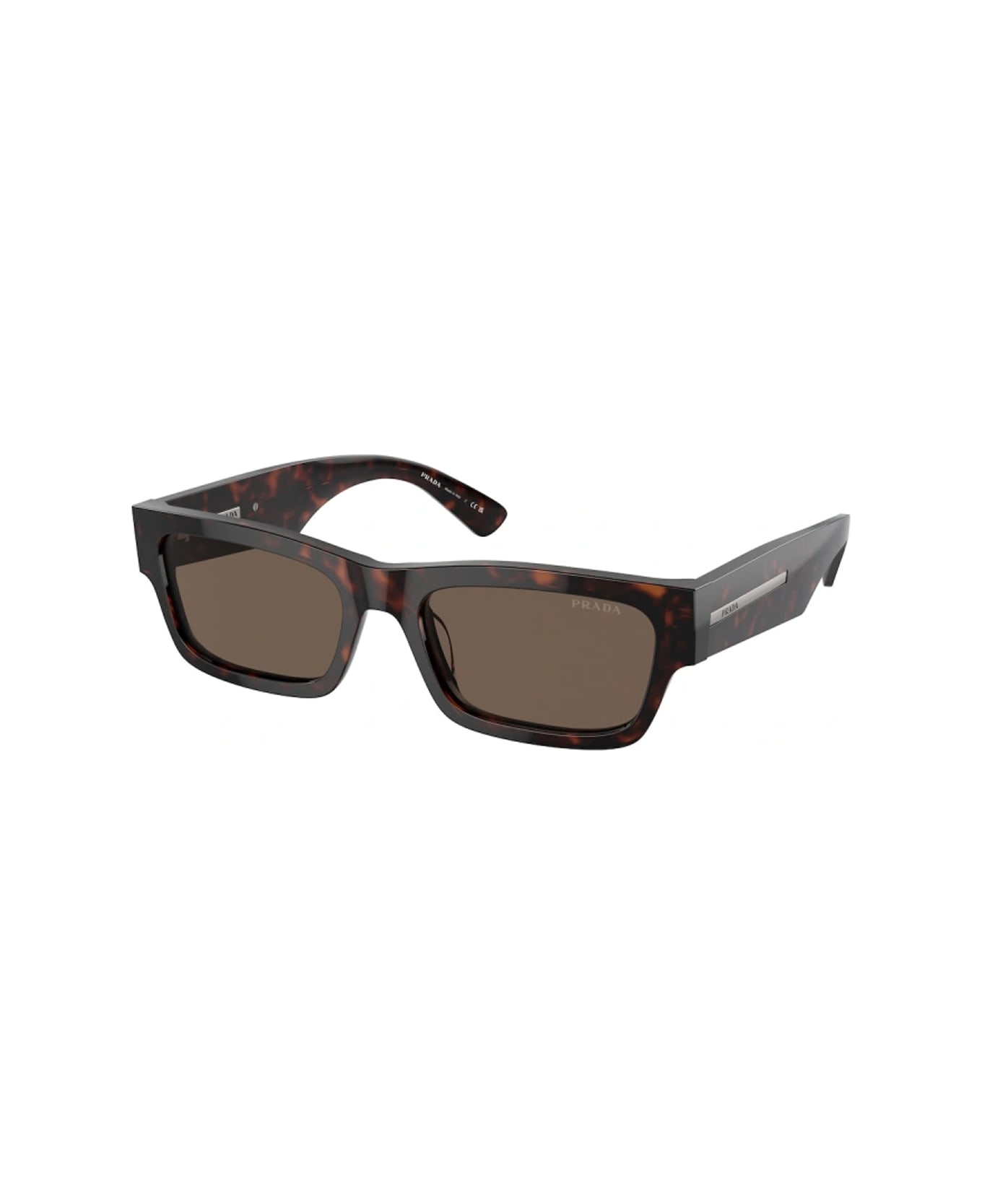 Prada Eyewear Pra03s 17n08t Tartarugato Sunglasses - Marrone