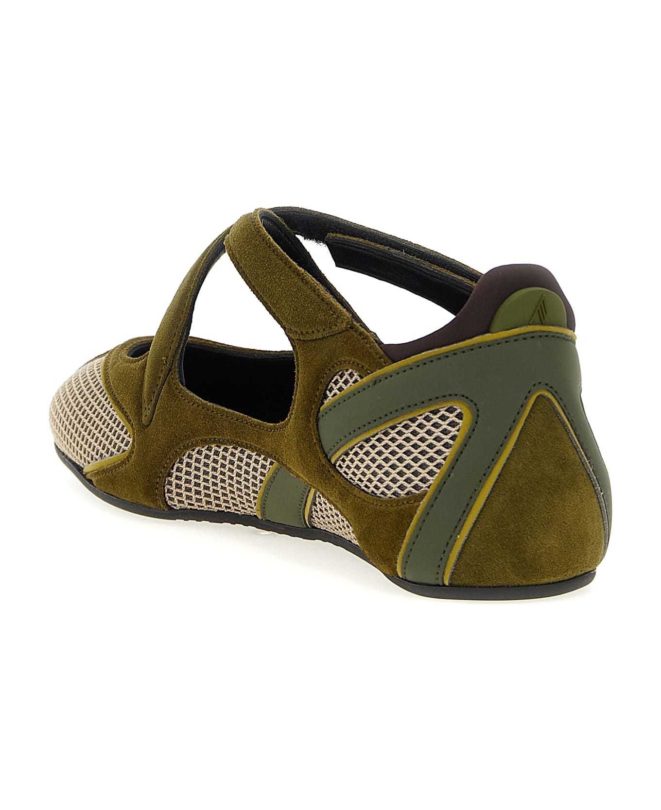 The Attico 'floor 01' Ballet Flats - Green
