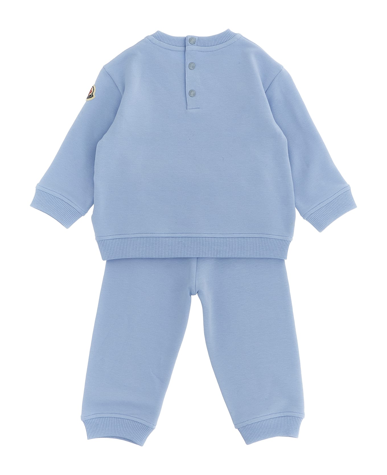 Moncler Sweatshirt + Joggers Set - Light Blue