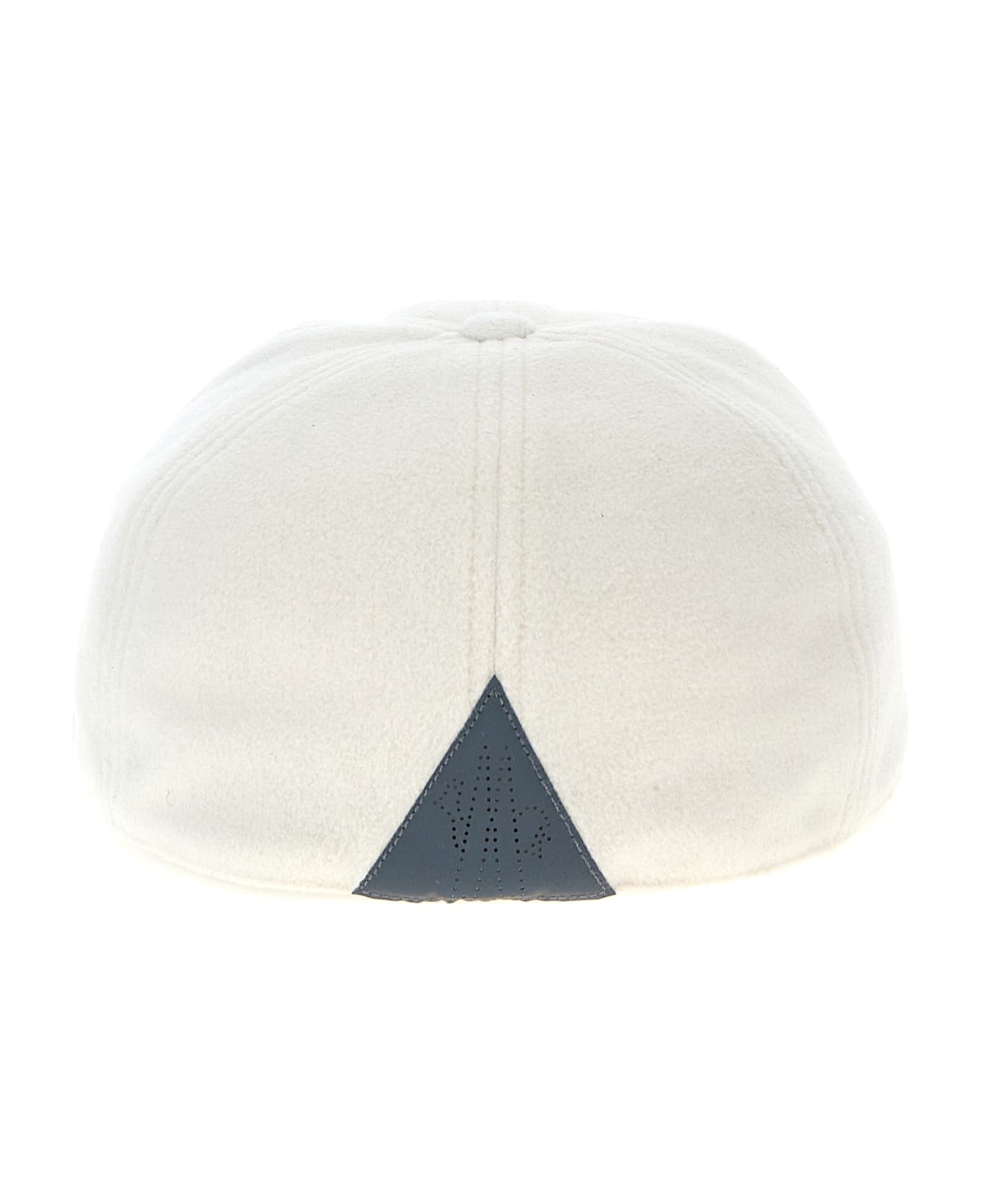 Moncler Grenoble Logo Patch Cap - White