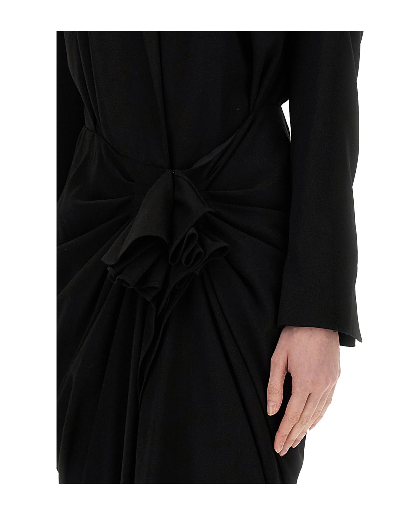 Dries Van Noten Midi Dress - BLACK