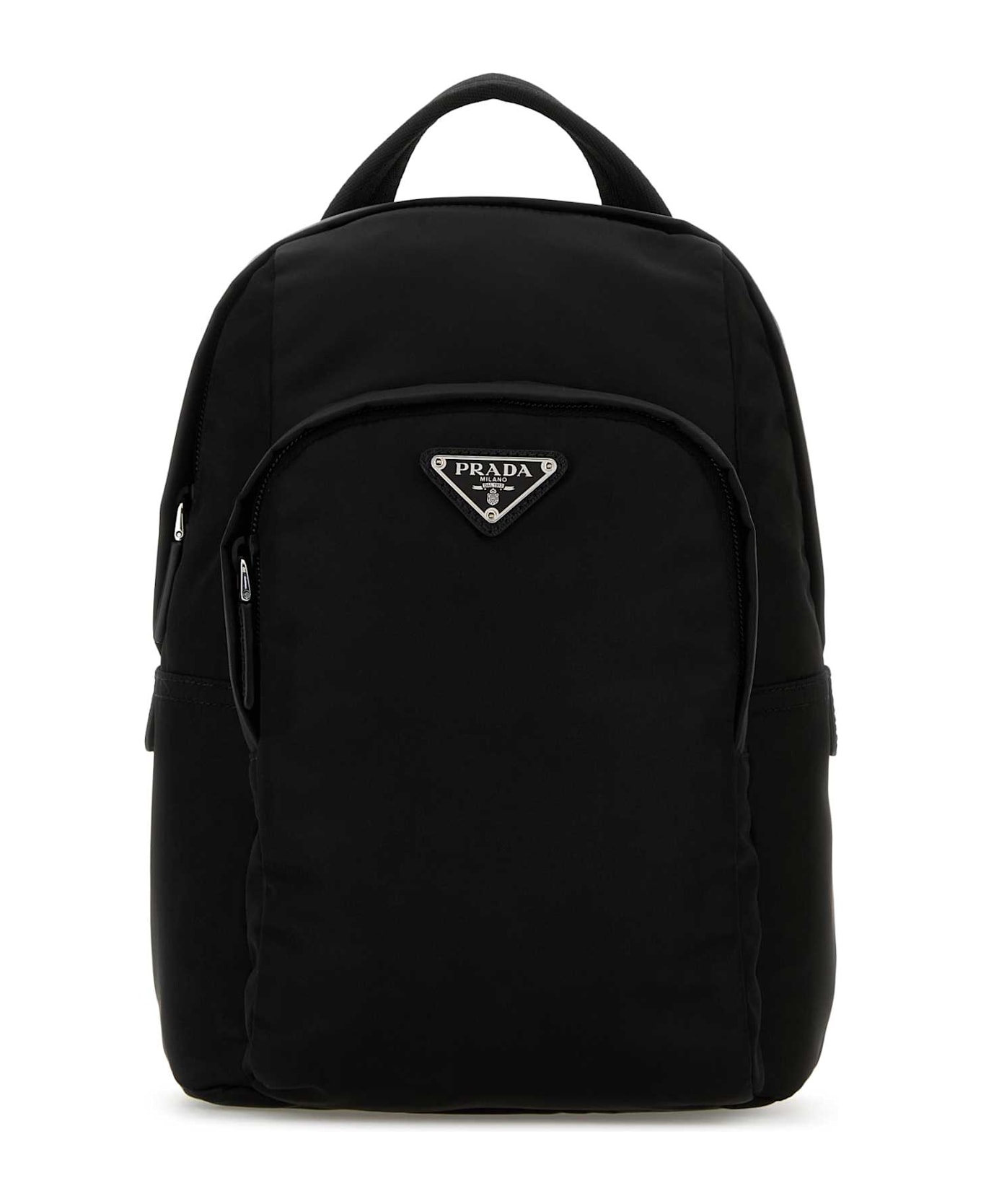 Prada Black Re-nylon Backpack - NERO
