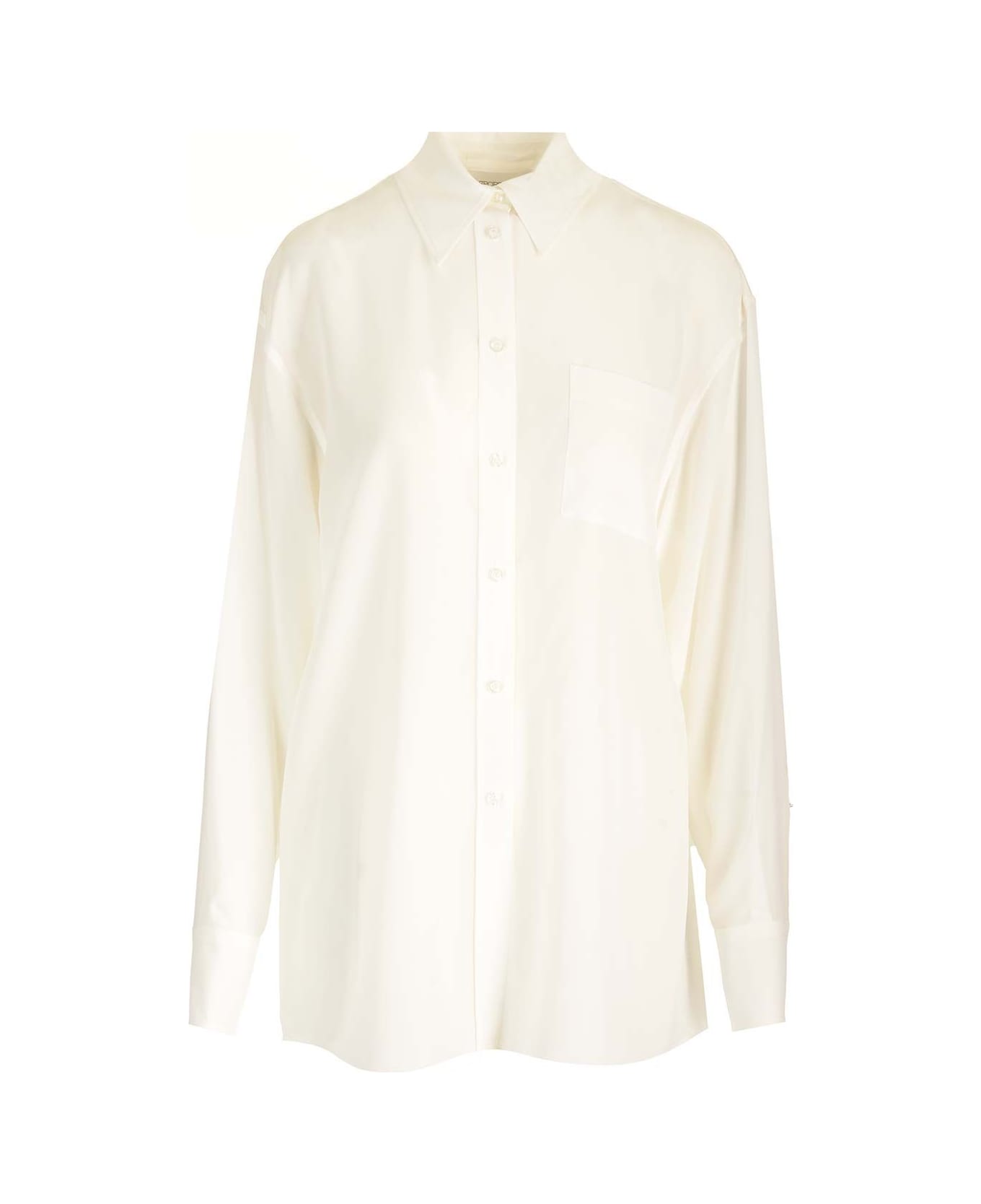 SportMax Crepe De Chine Shirt - Bianco