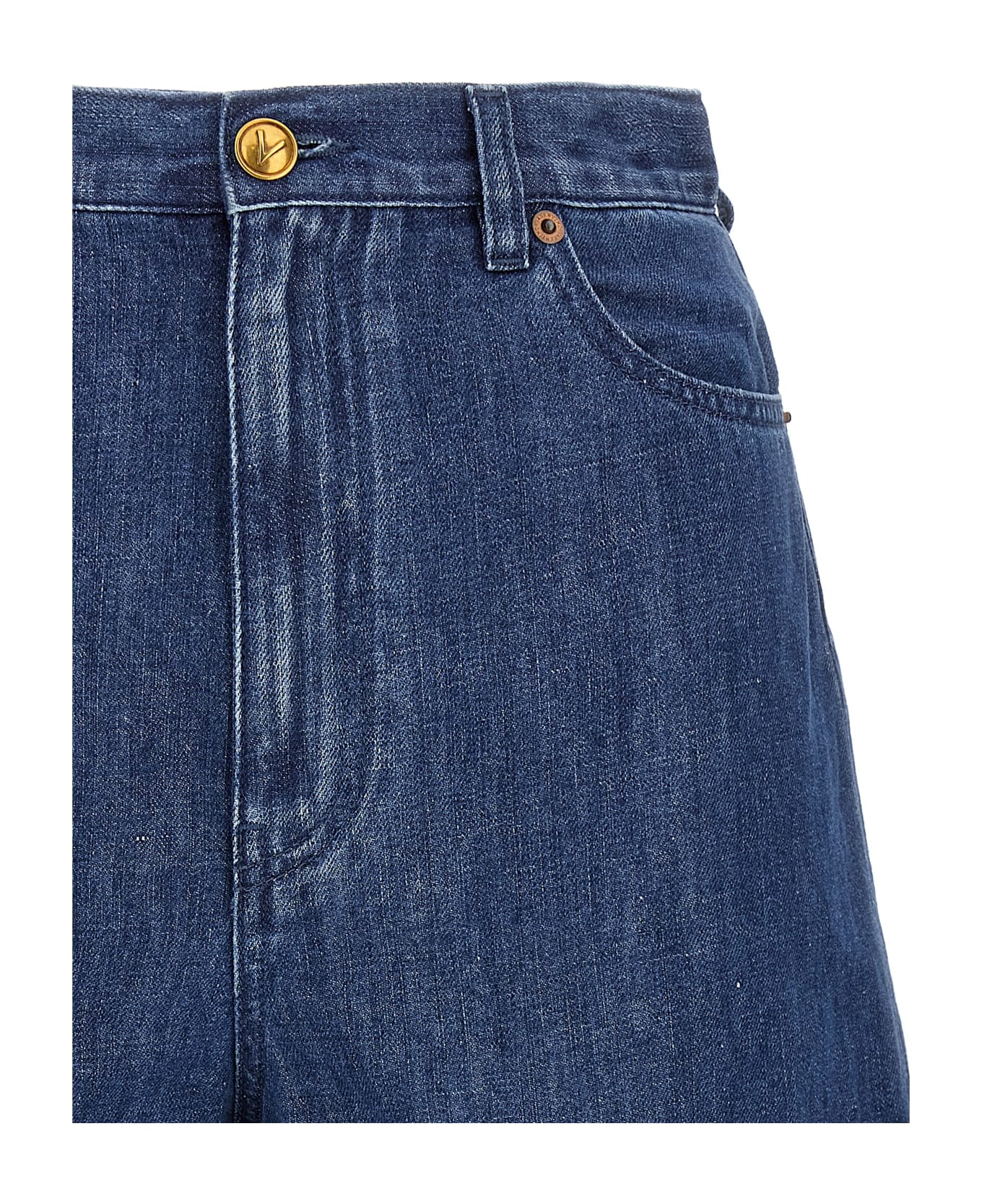 Valentino Garavani Denim Shorts - Blue