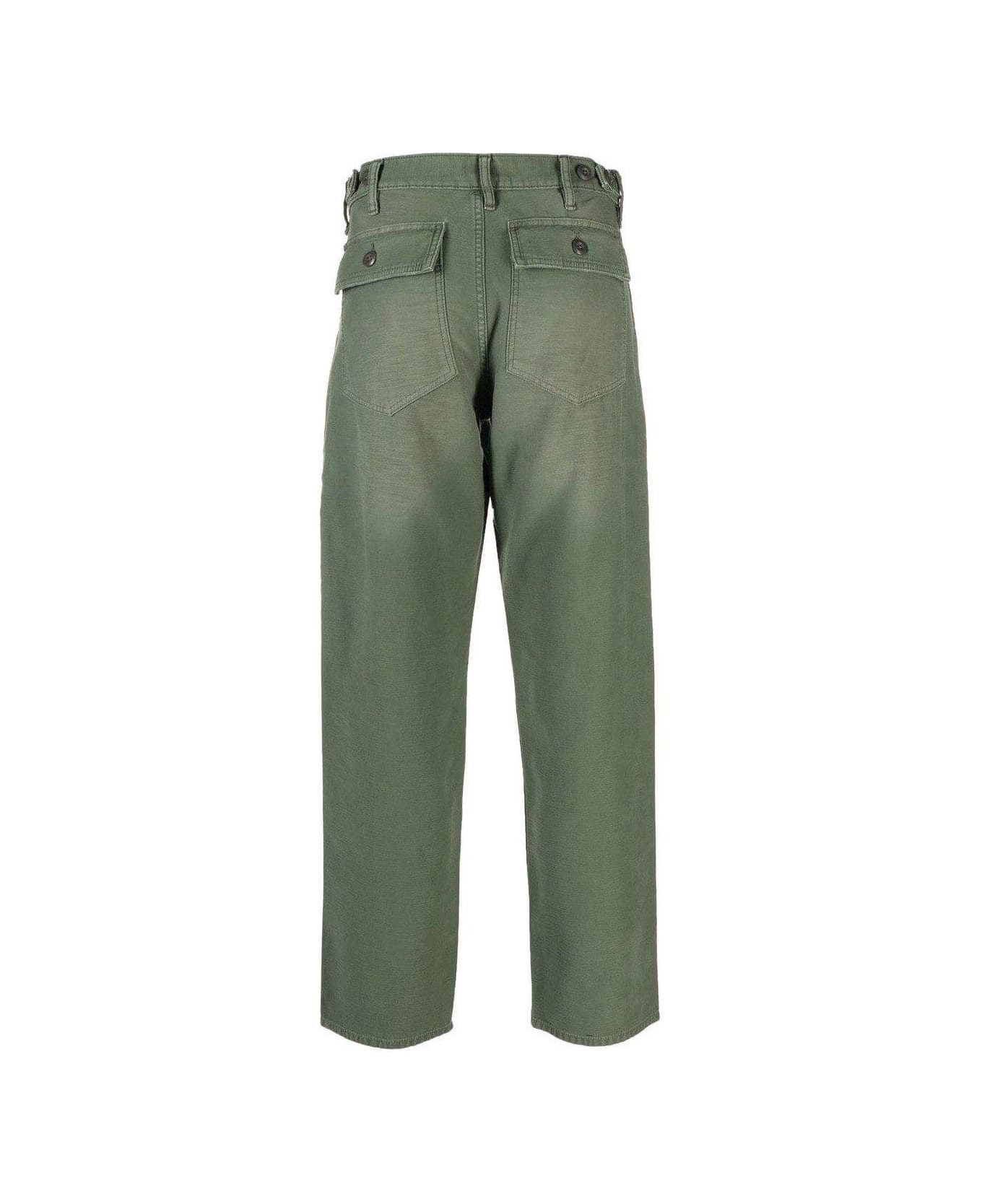 Polo Ralph Lauren Belt-looped Straight-leg Trousers - Green