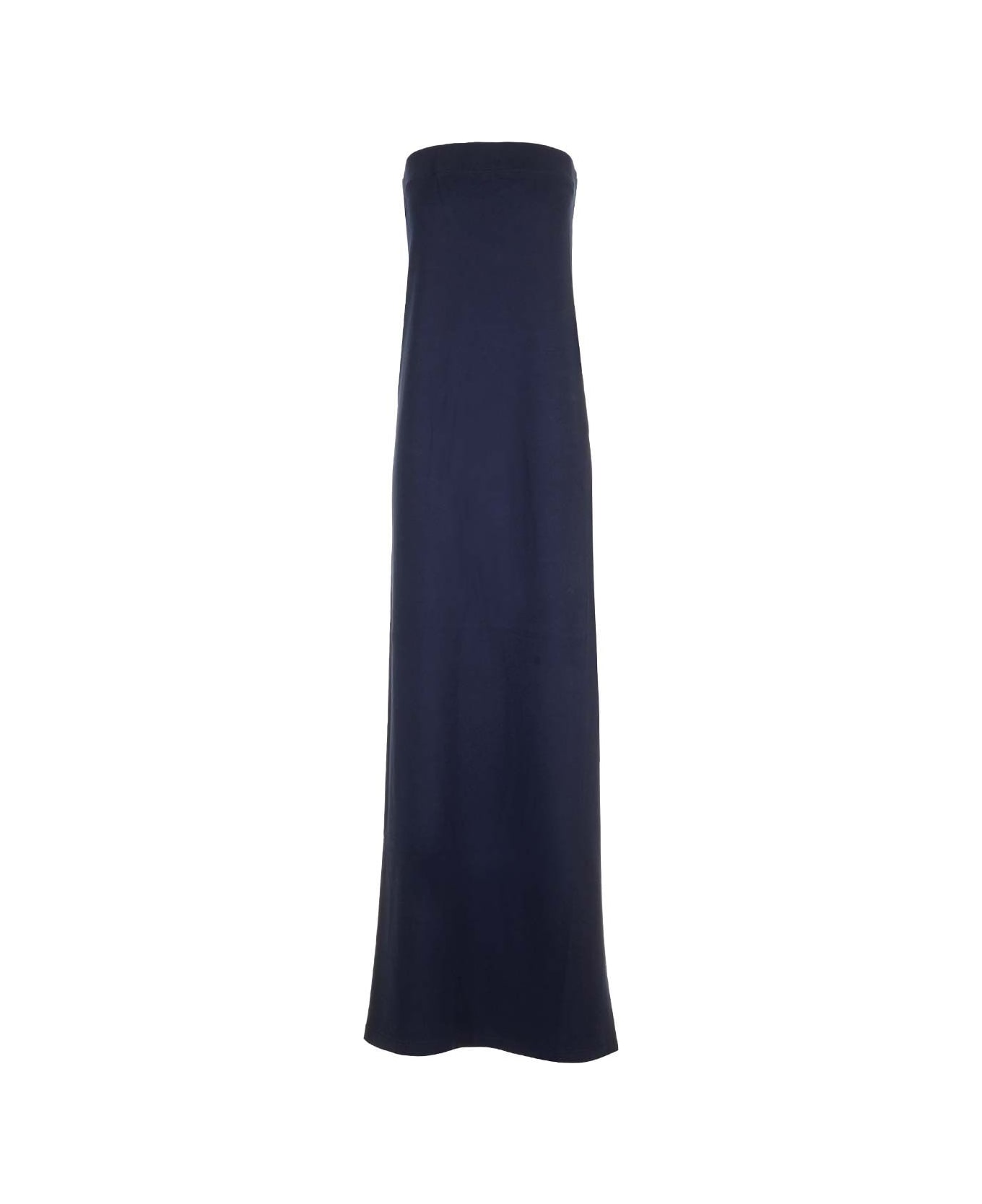 Norma Kamali Long Sleeveless Dress - Blue