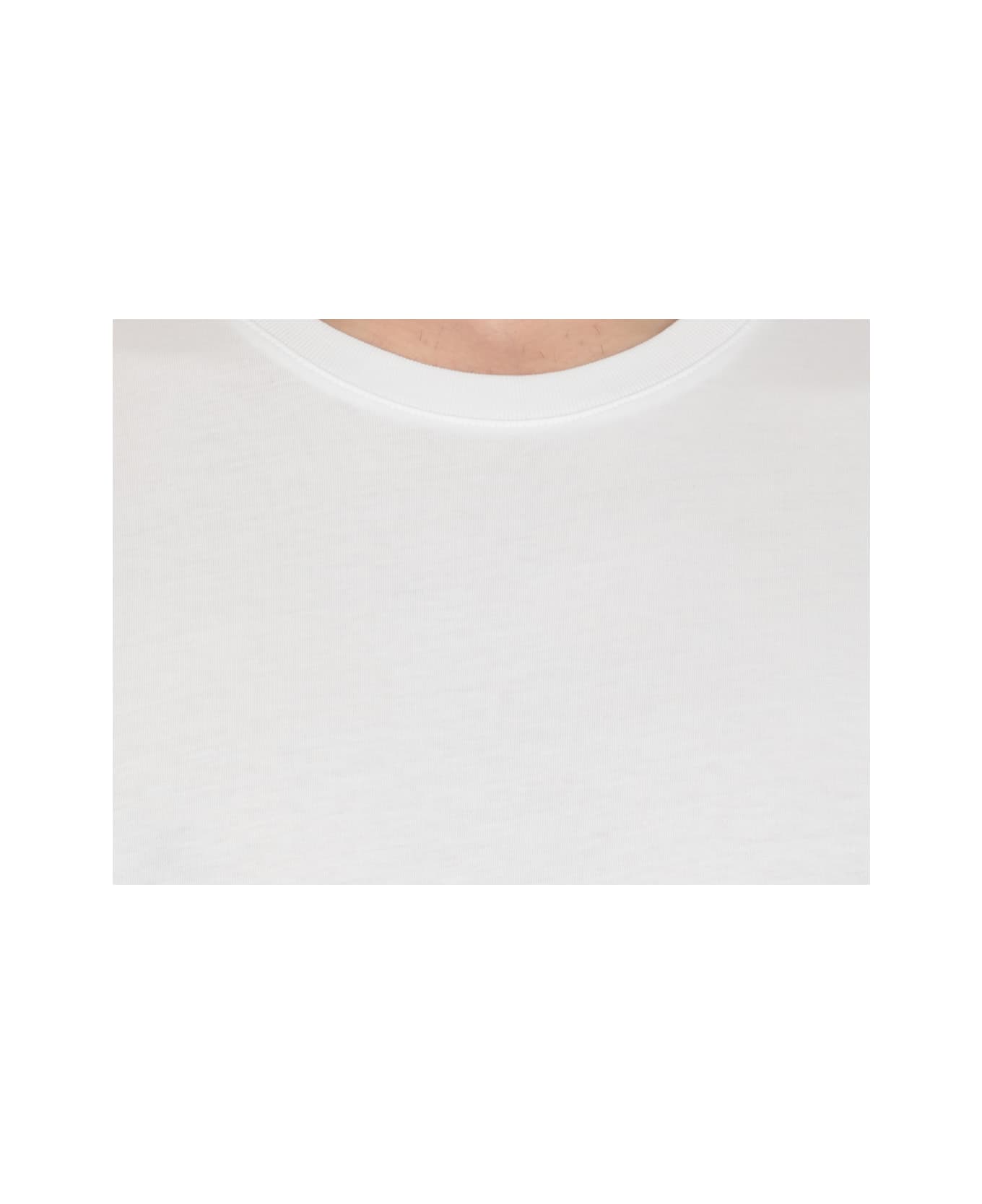Fay Logoed T-shirt - White シャツ
