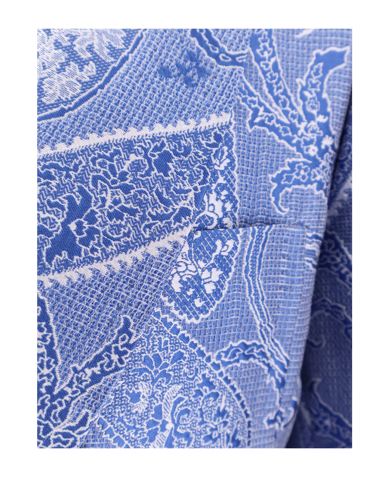 Etro Silk Blend Single-breasted Blazer - MultiColour