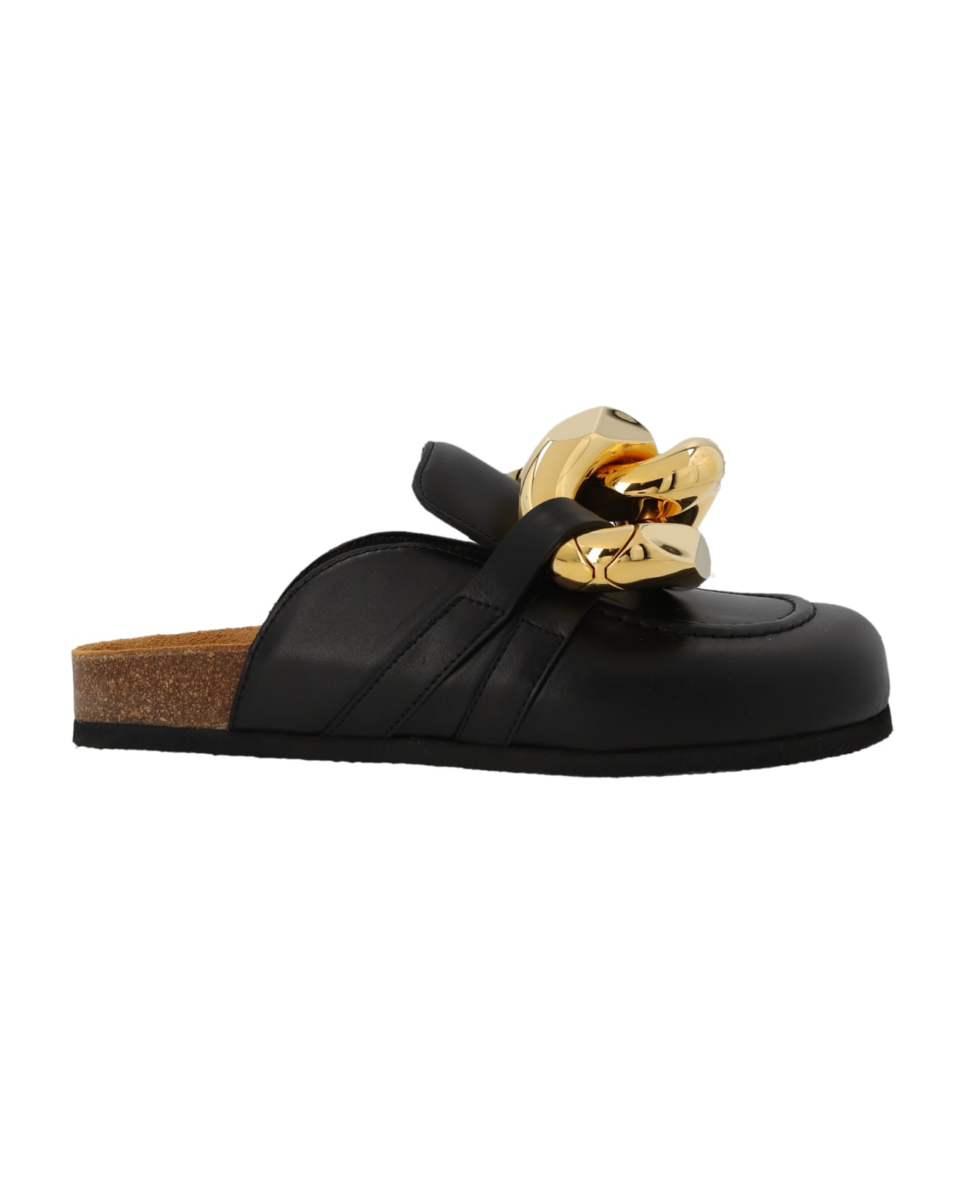 J.W. Anderson 'chain Loafer' Mules - Black  