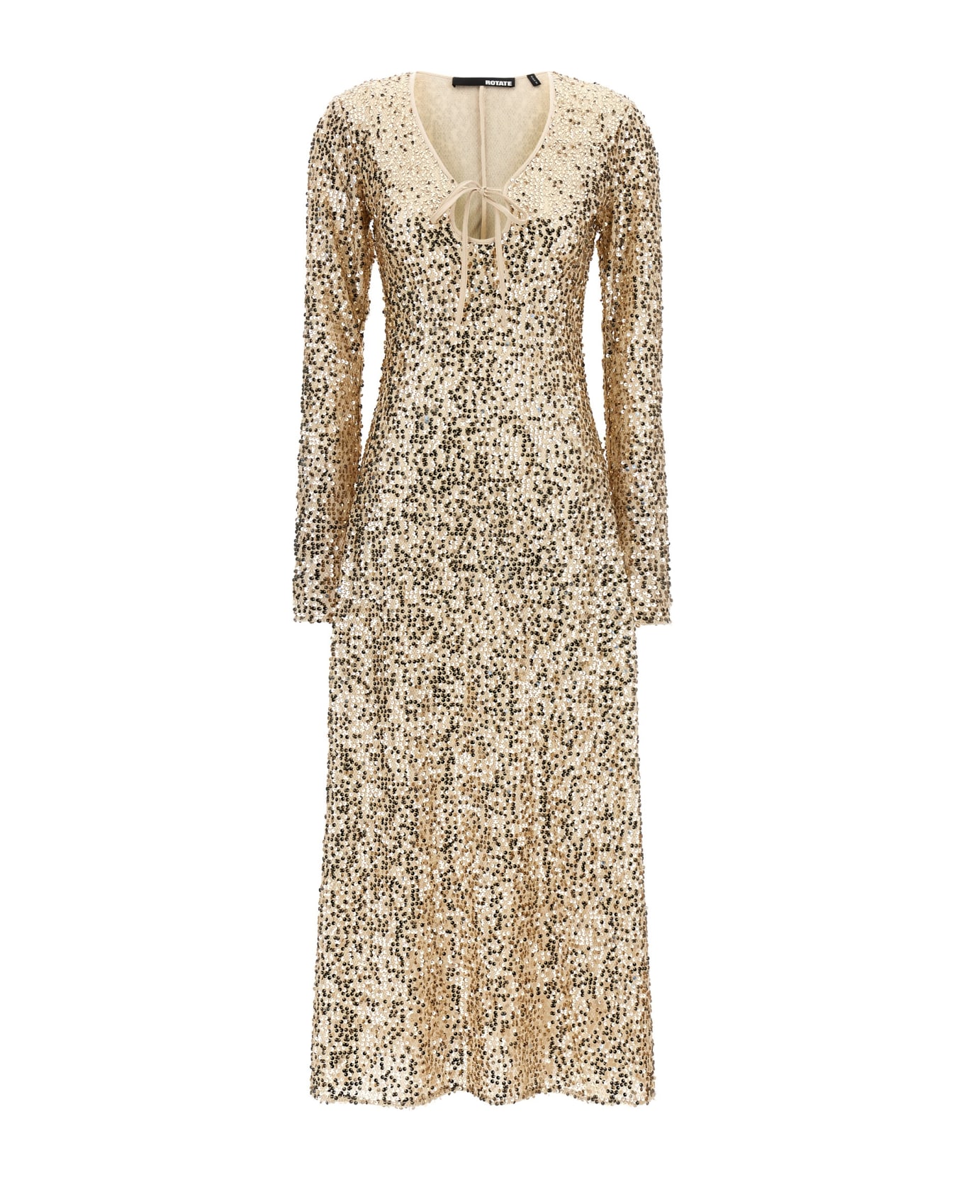 Rotate by Birger Christensen Sequined Dress - Gold