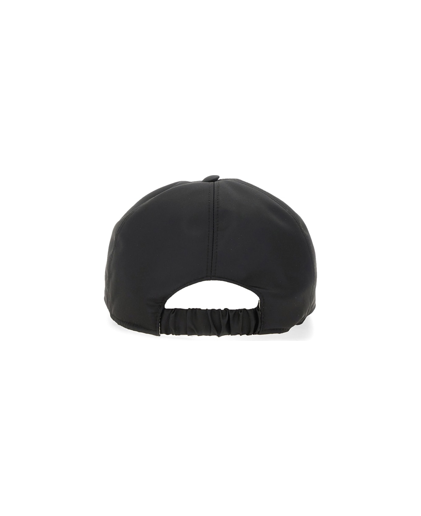 Premiata Hat With Visor And Logo - BLACK
