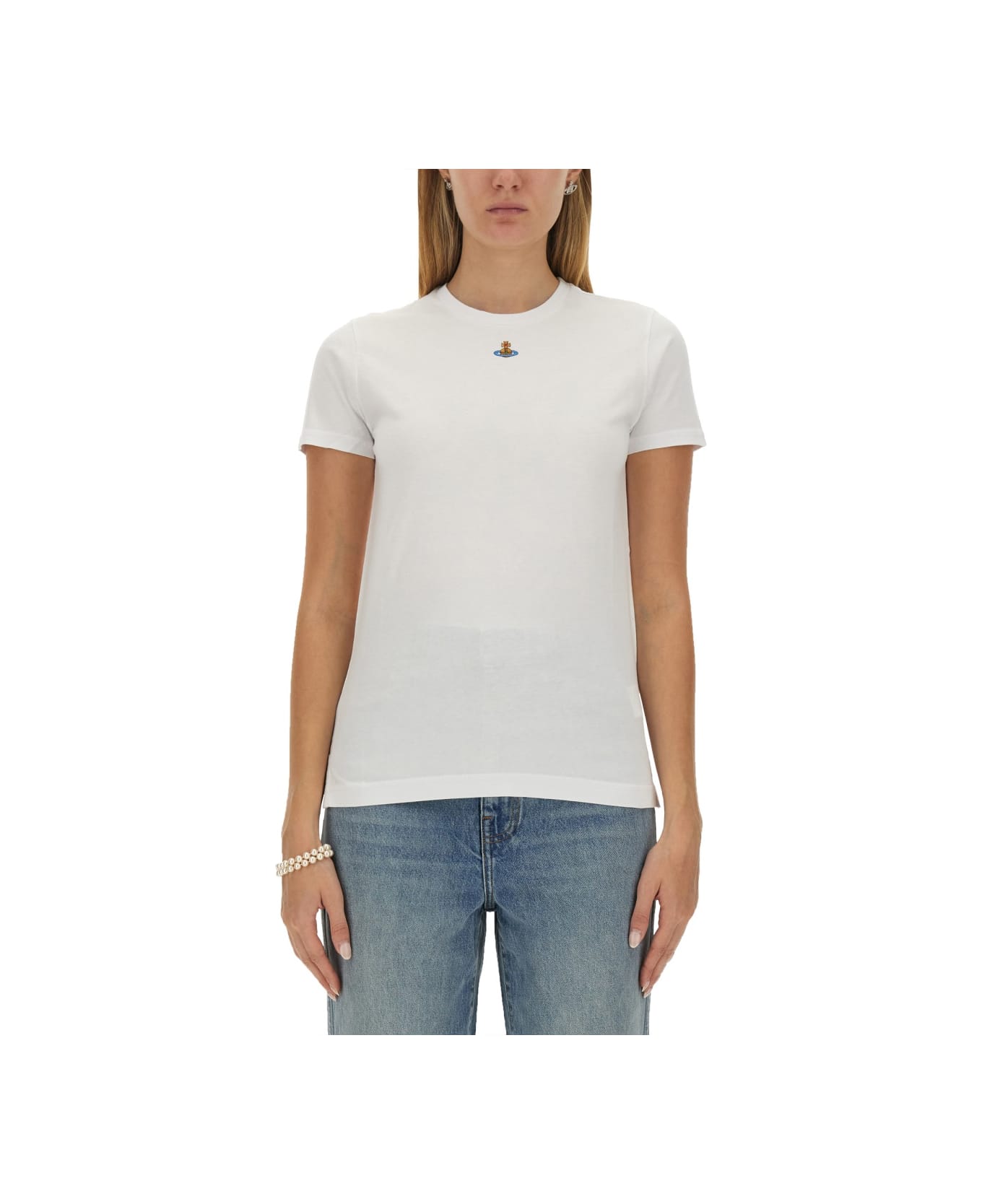 Vivienne Westwood Orb Peru T-shirt - WHITE Tシャツ