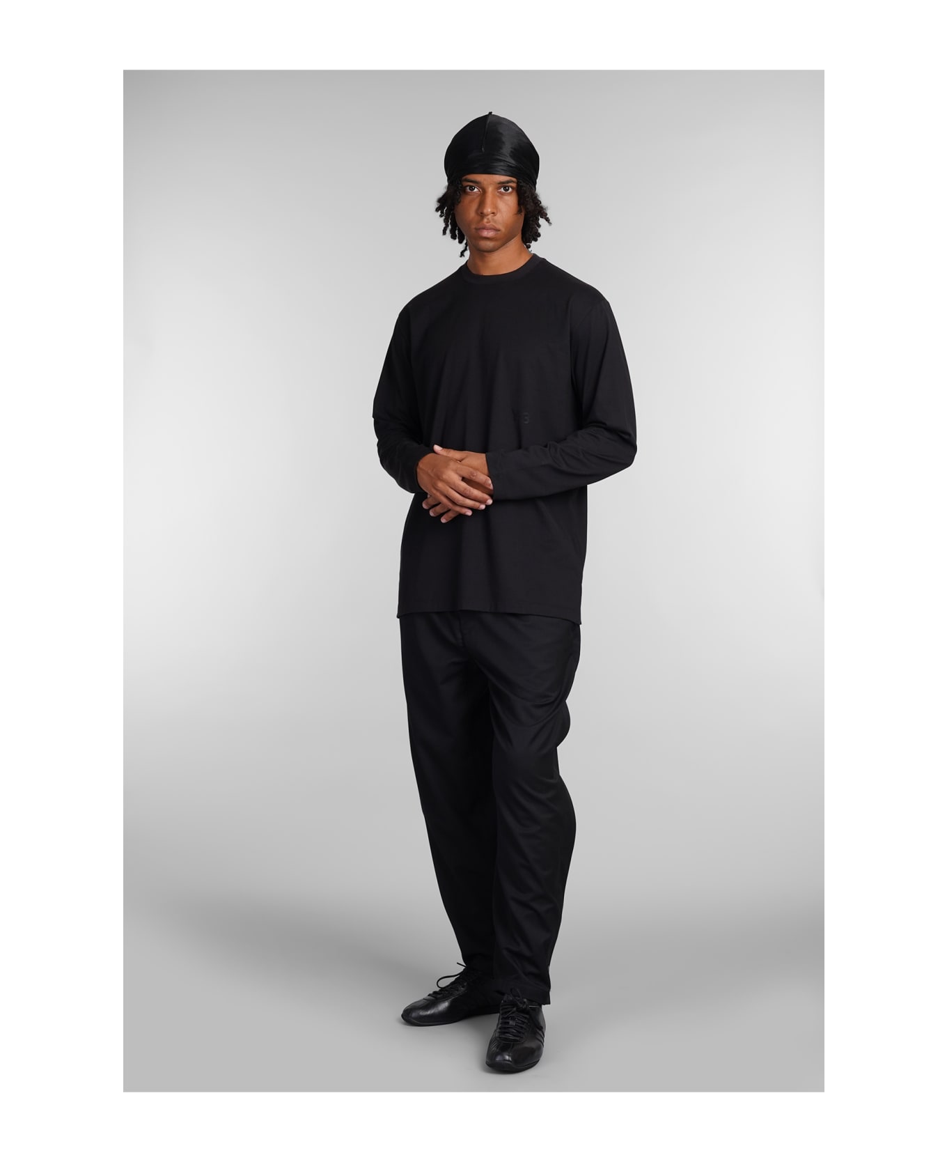 Y-3 T-shirt In Black Cotton - Black