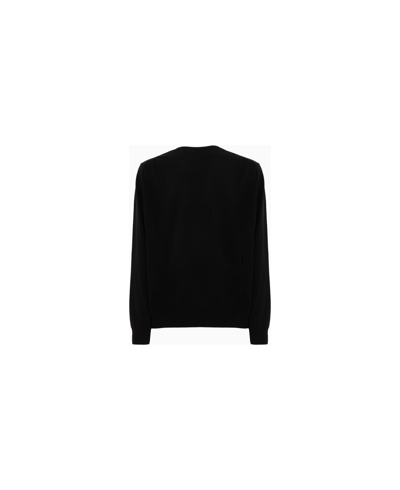 Lemaire Scollo A V Sweater - Black