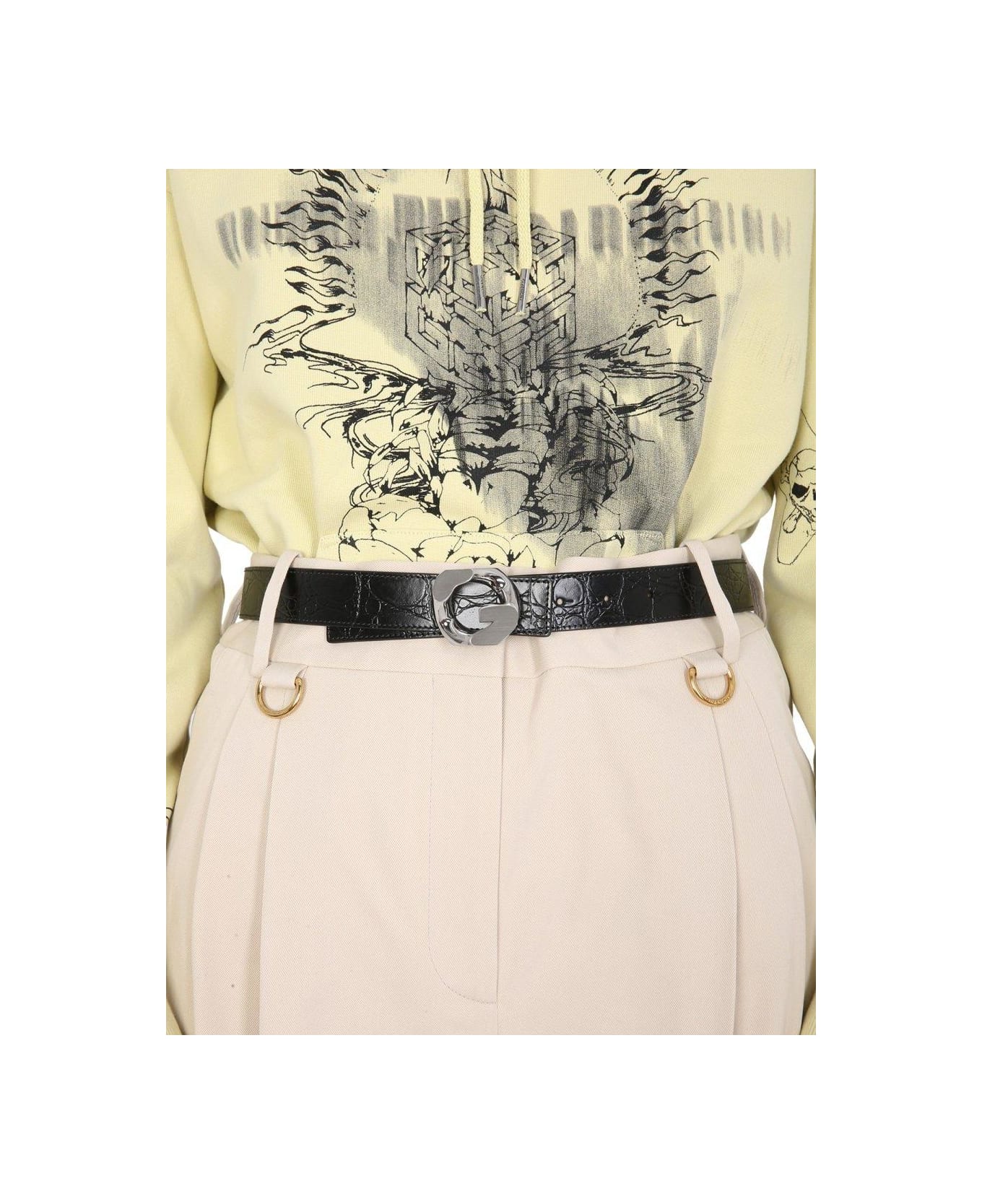 Givenchy G Chain Buckle Belt - BLACK