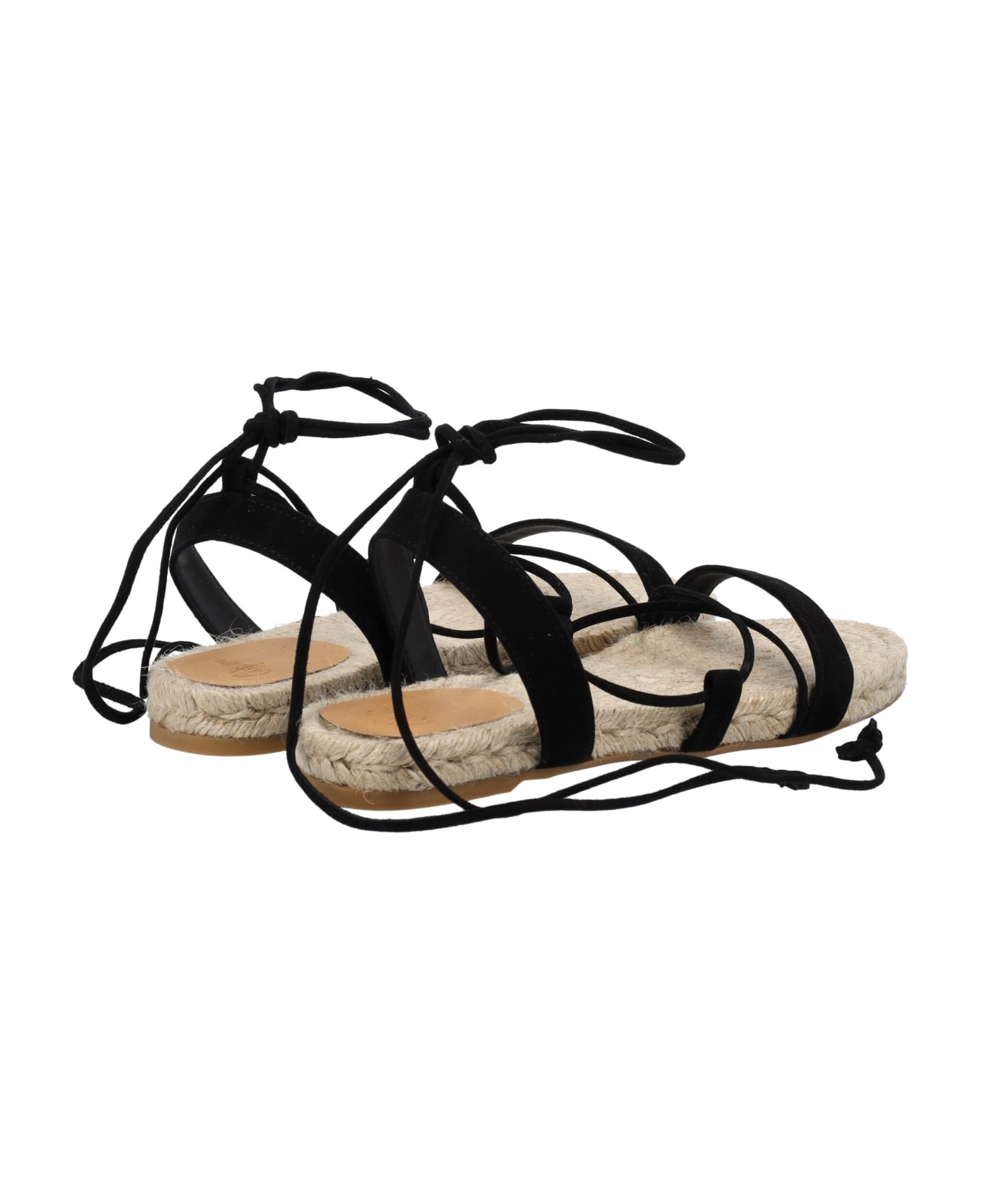 Castañer Palgia Flat Sandals - BLACK