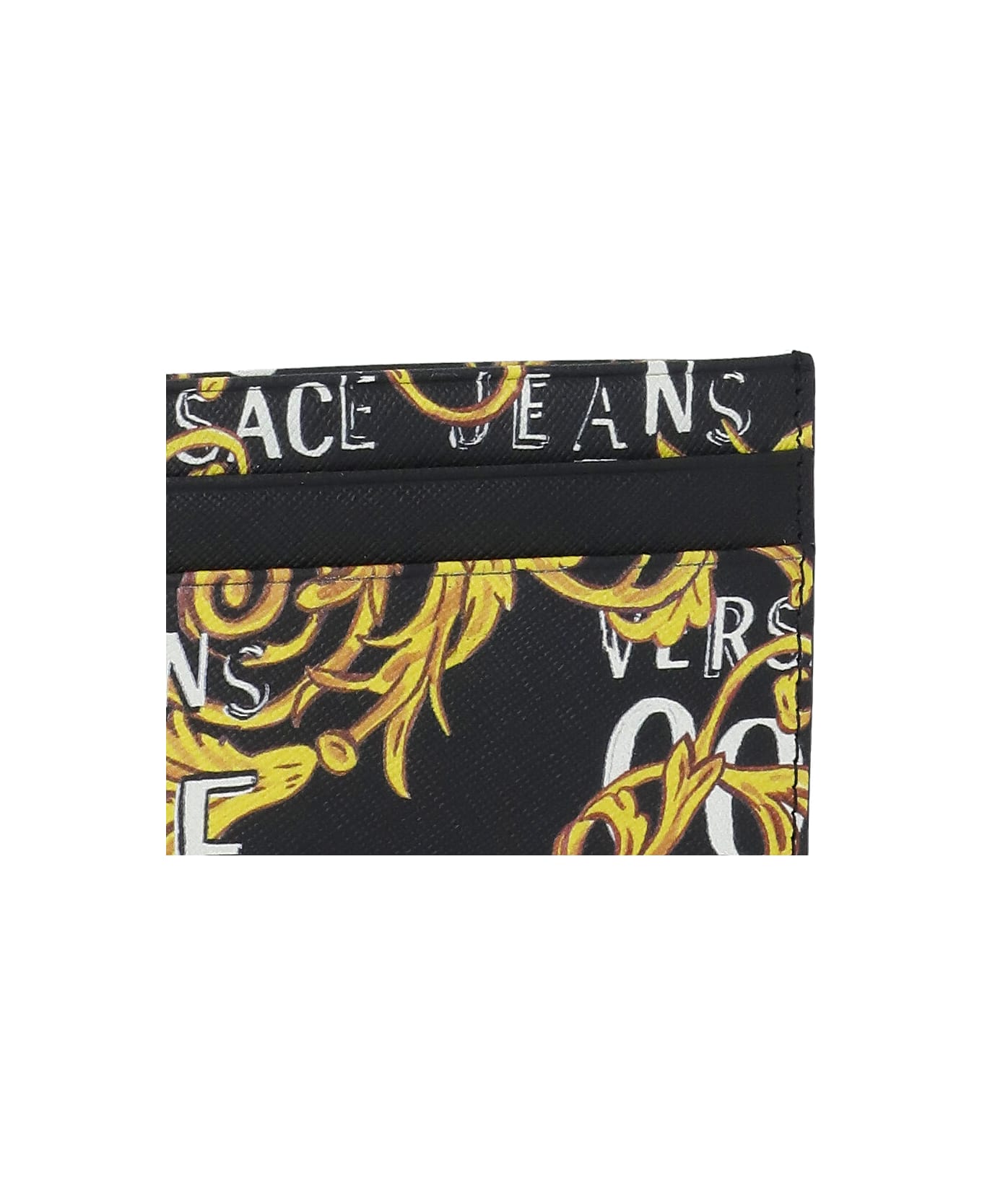 Versace Jeans Couture Logo Cards Holder - Black