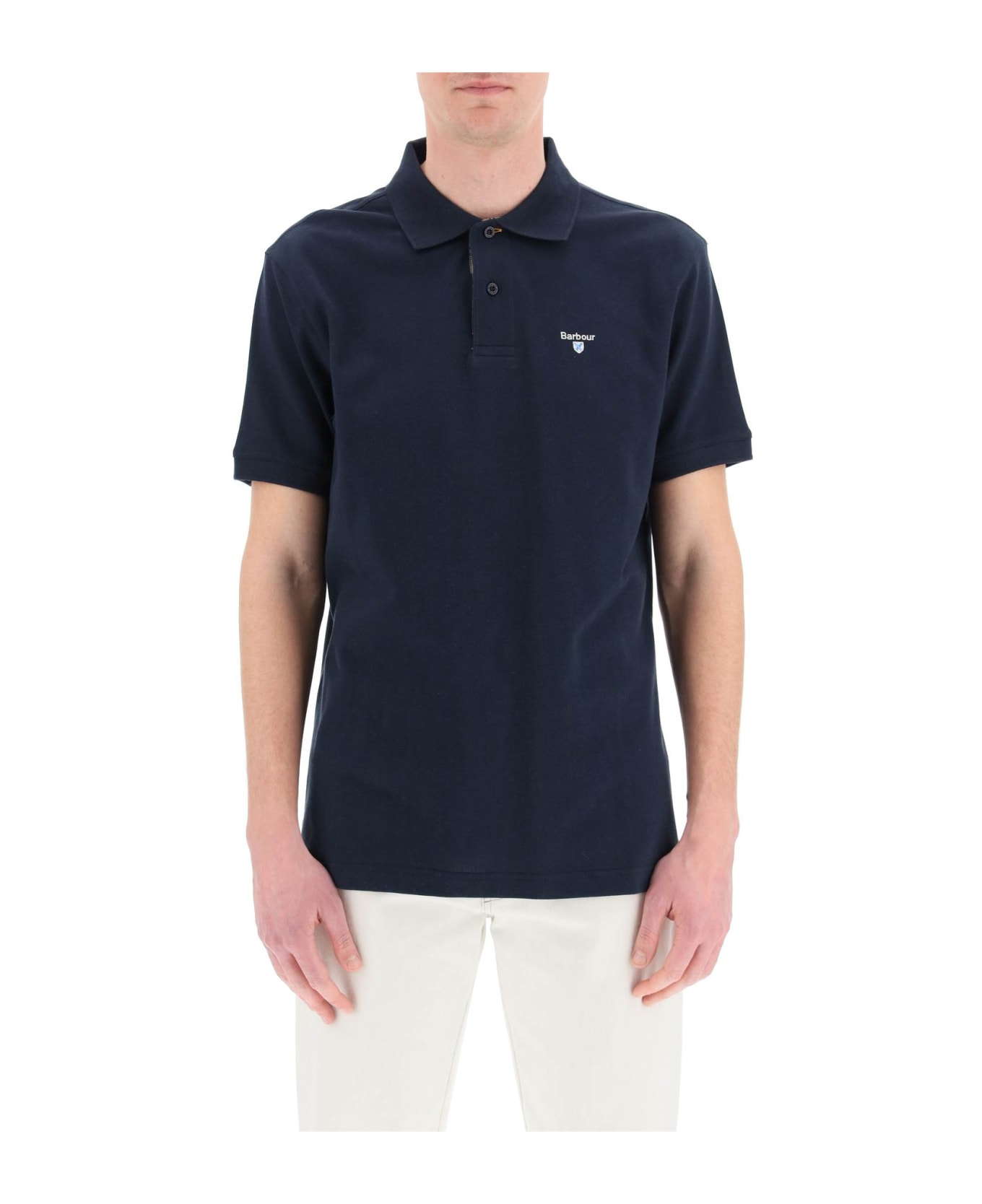 Barbour Blue Polo - New Navy