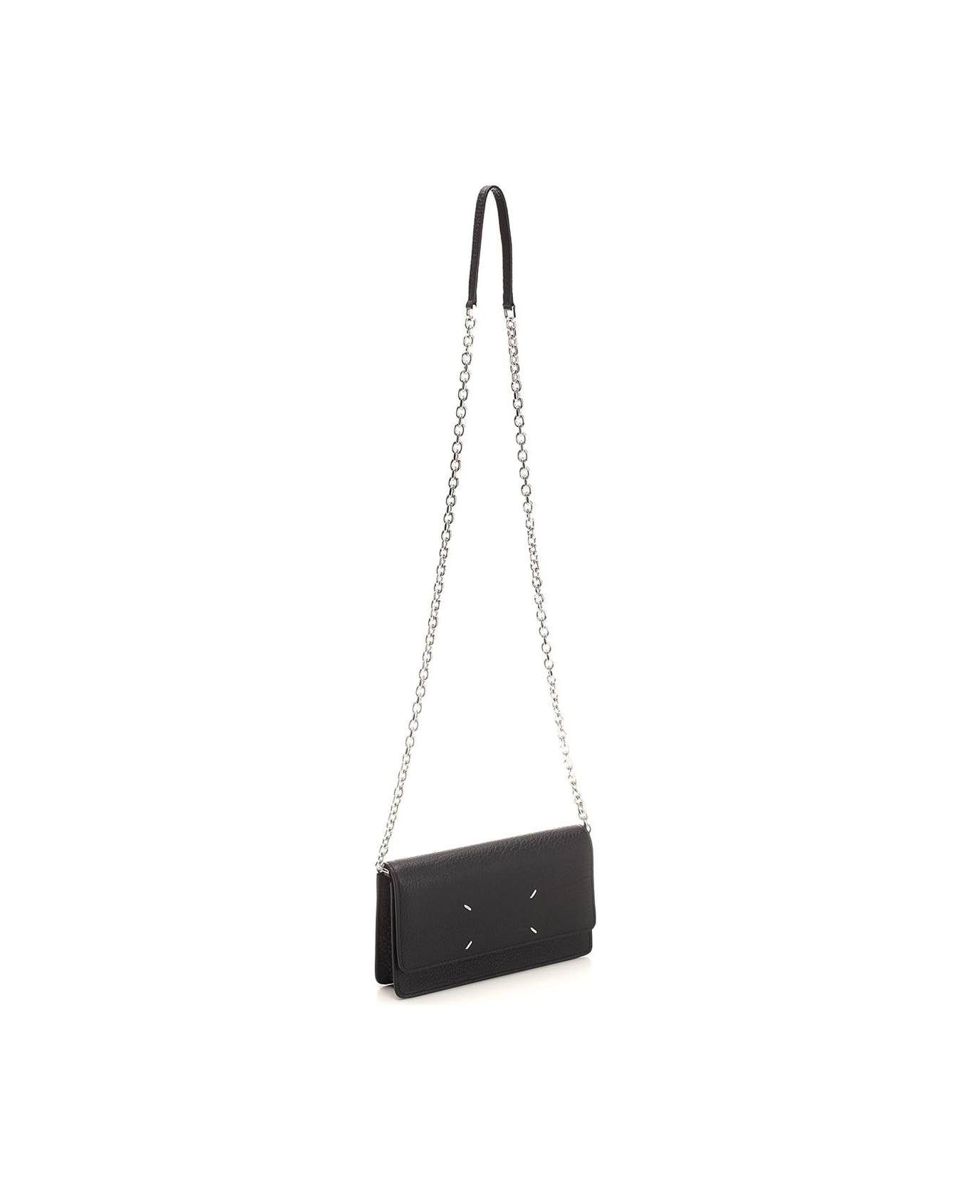 Maison Margiela Wallet On Chain - Black