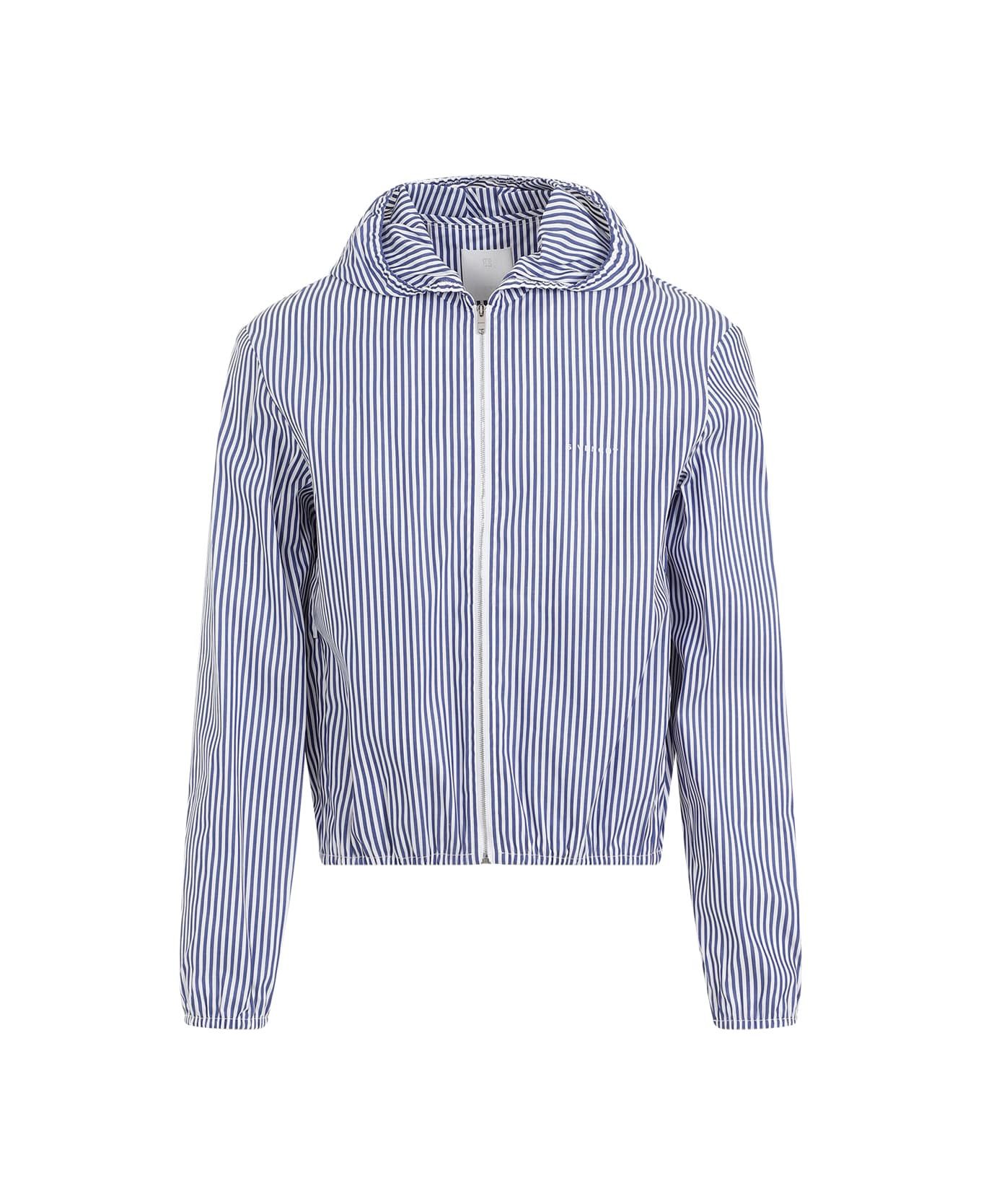 Givenchy Shrunken Windbreaker Jacket - Blue