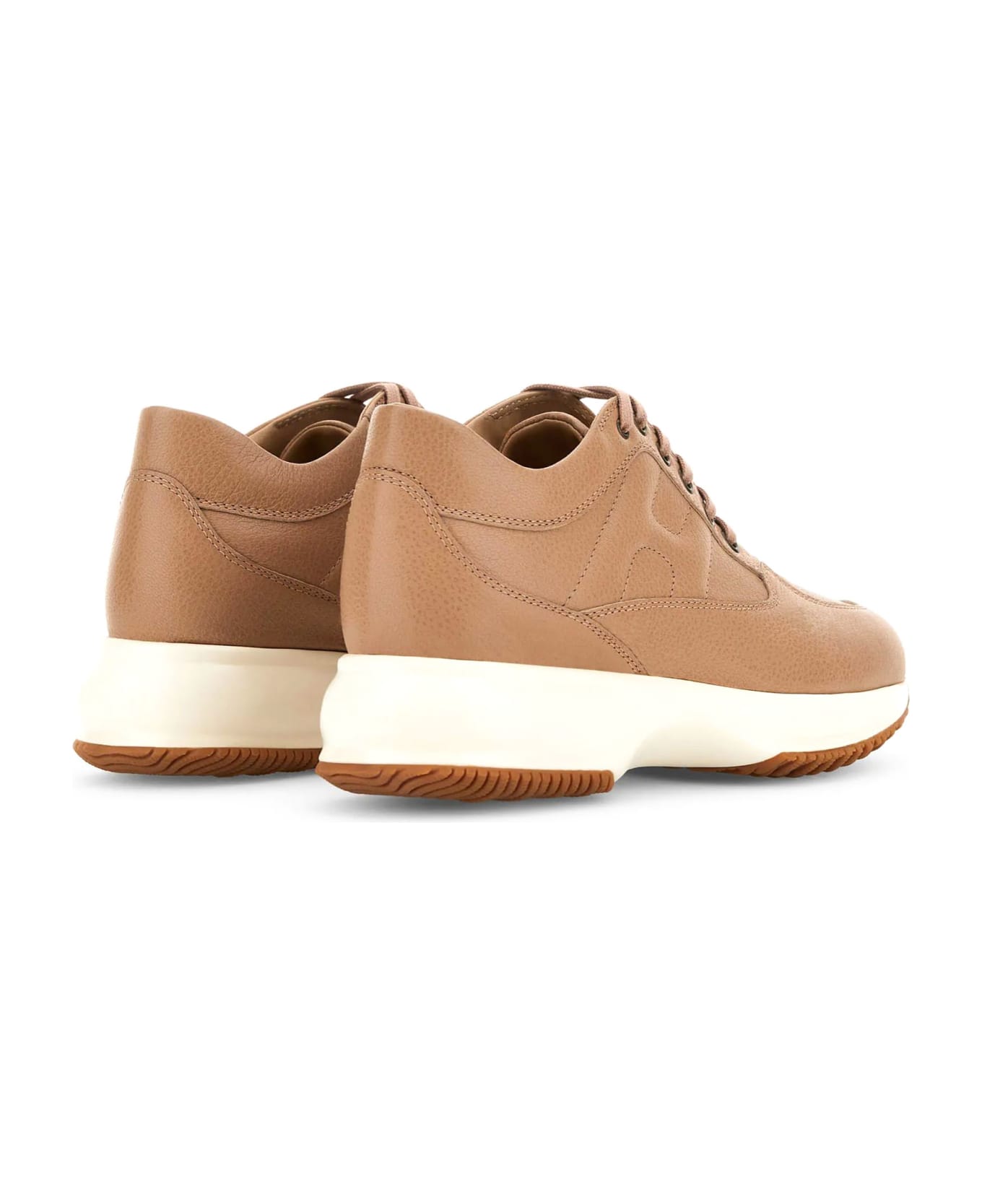 Hogan Interactive Leather Sneakers - CARNE MEDIO スニーカー