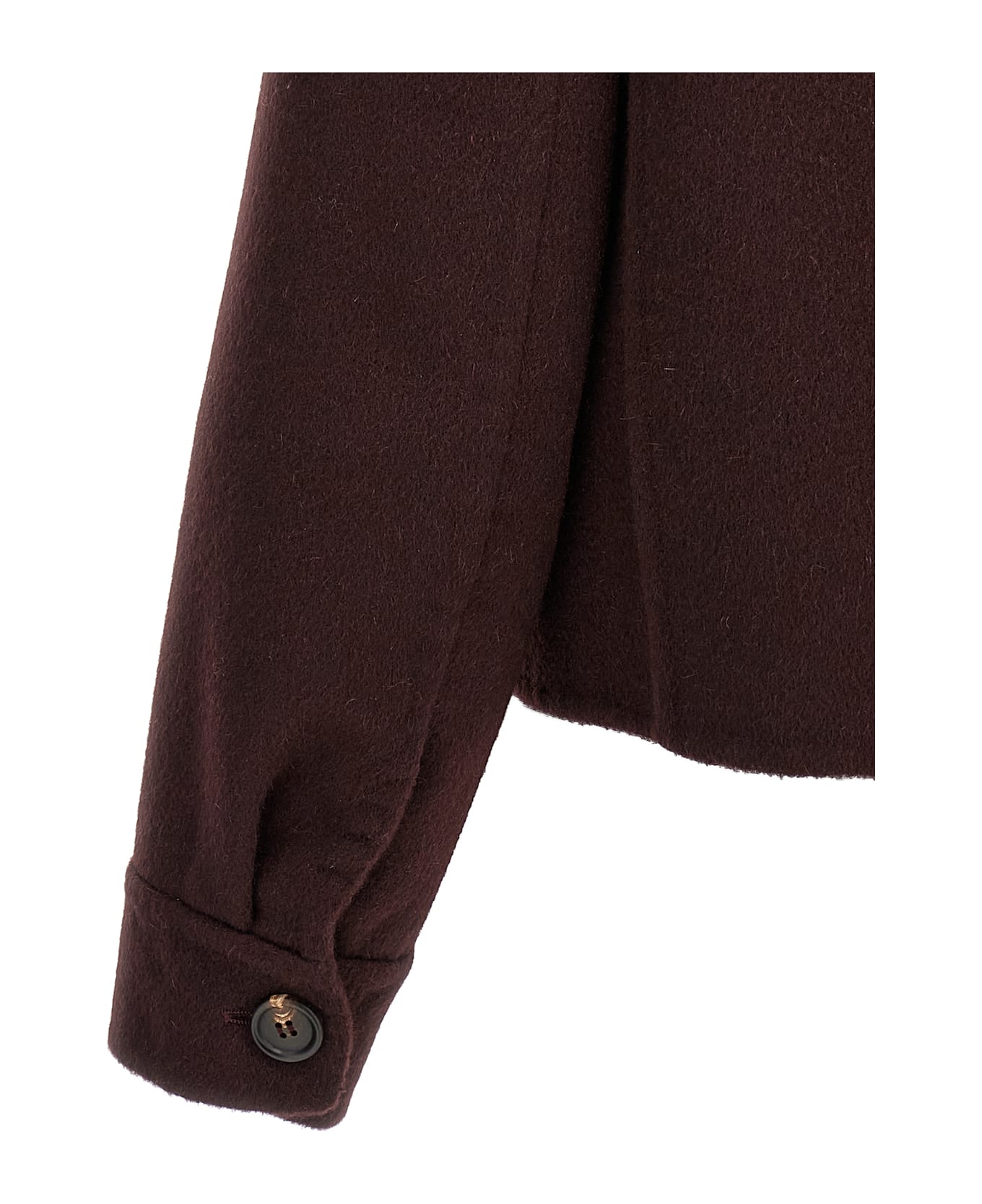 Brunello Cucinelli Monile Cashmere Coat - Bordeaux