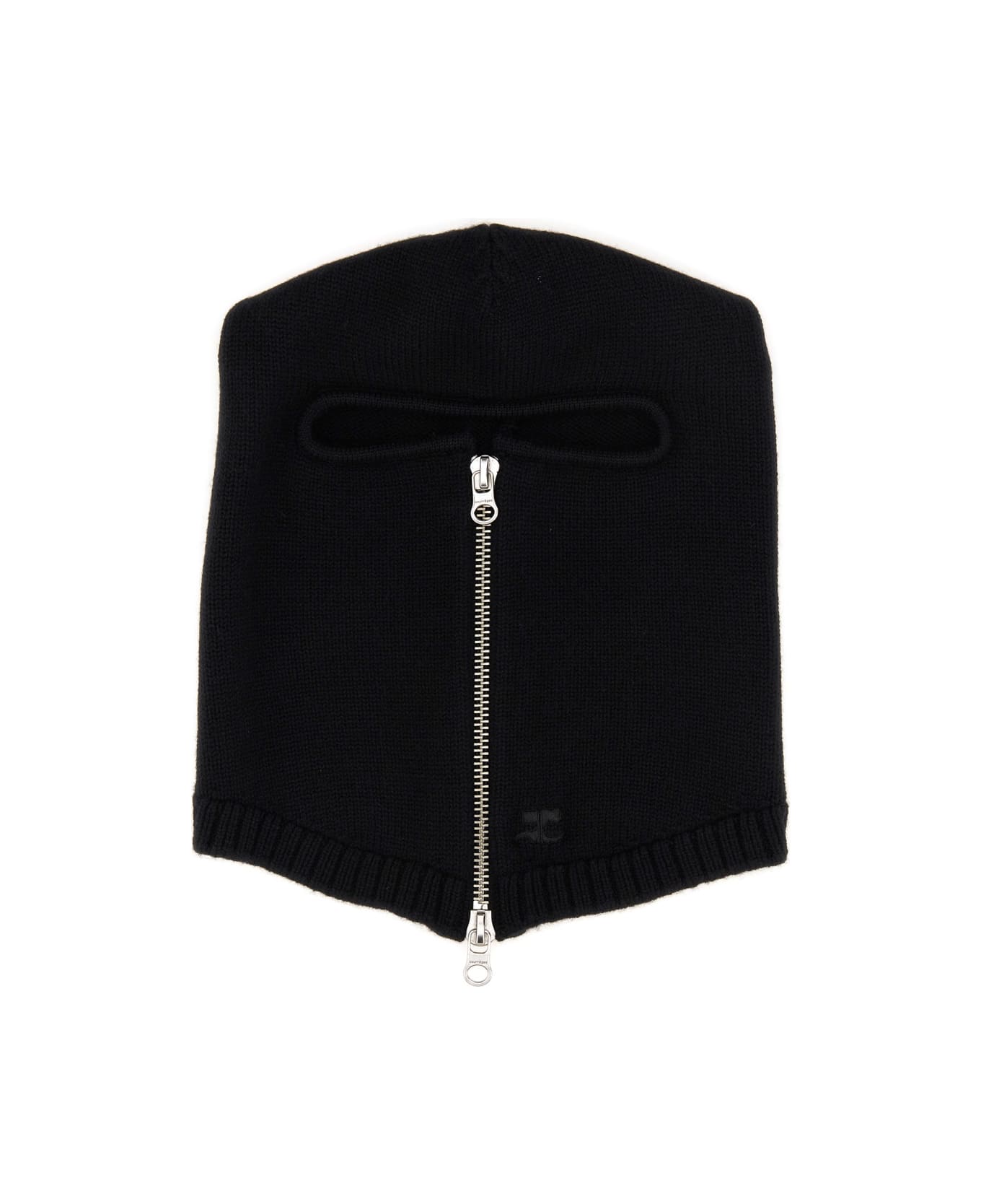 Courrèges Wool Balaclava - Black