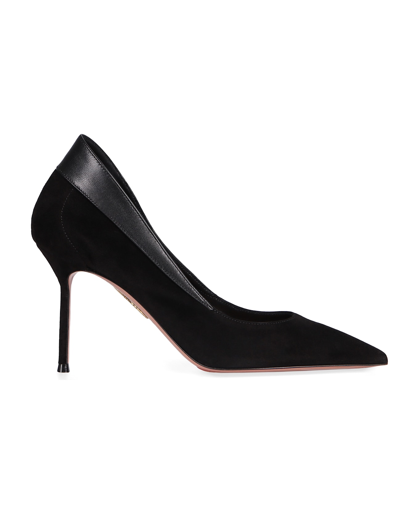 Aquazzura Décolleté Suede Glove - black