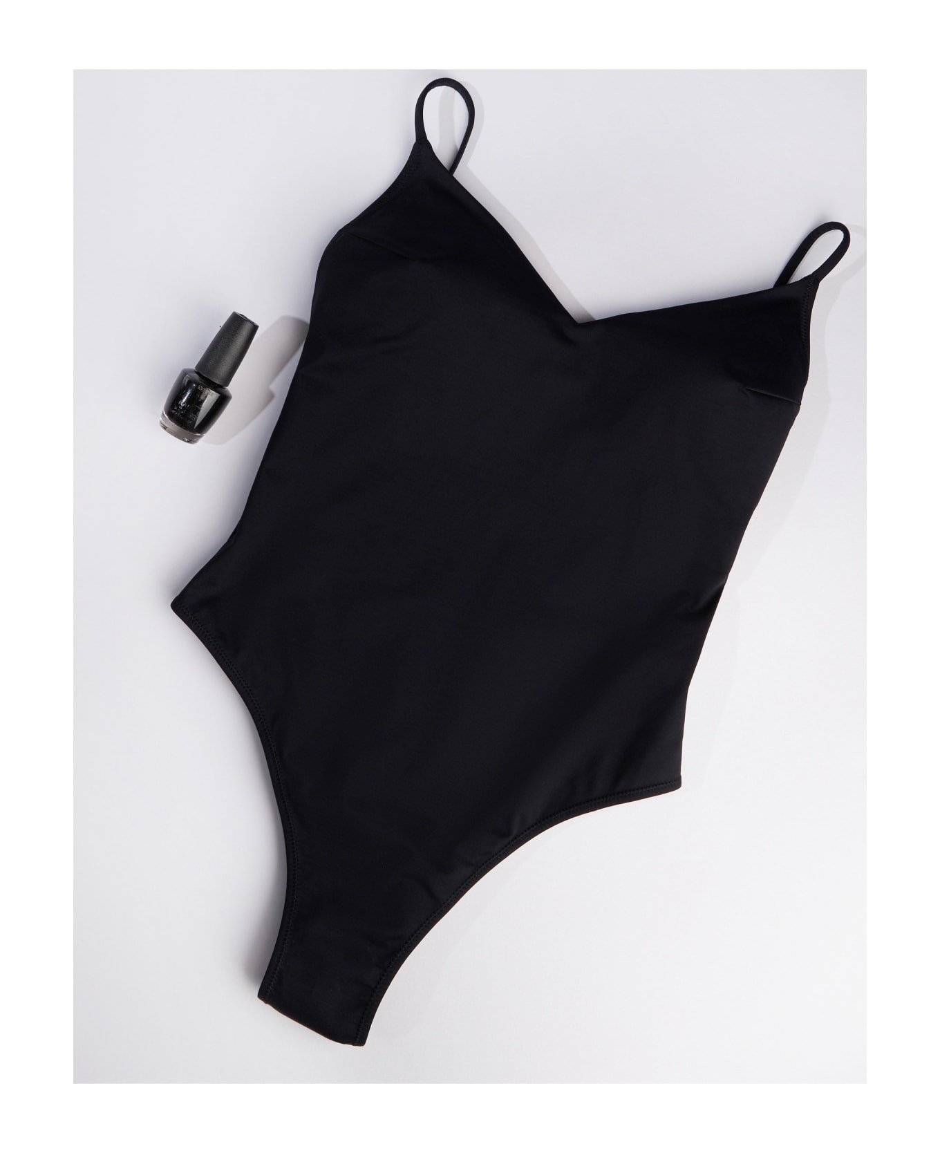 MC2 Saint Barth Woman Black One Piece Swimsuit - BLACK