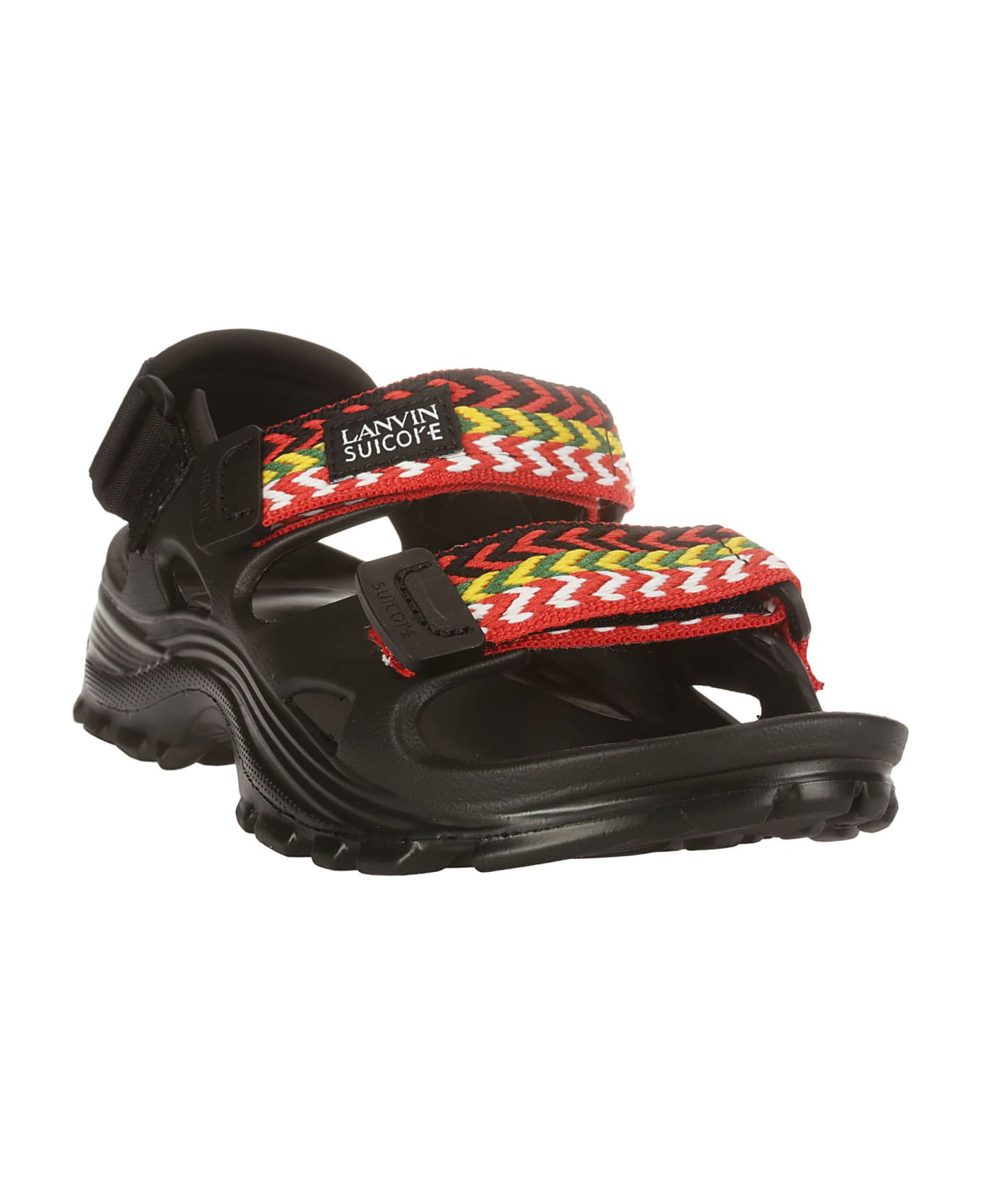 Lanvin Wave Curb Sandals - 10
