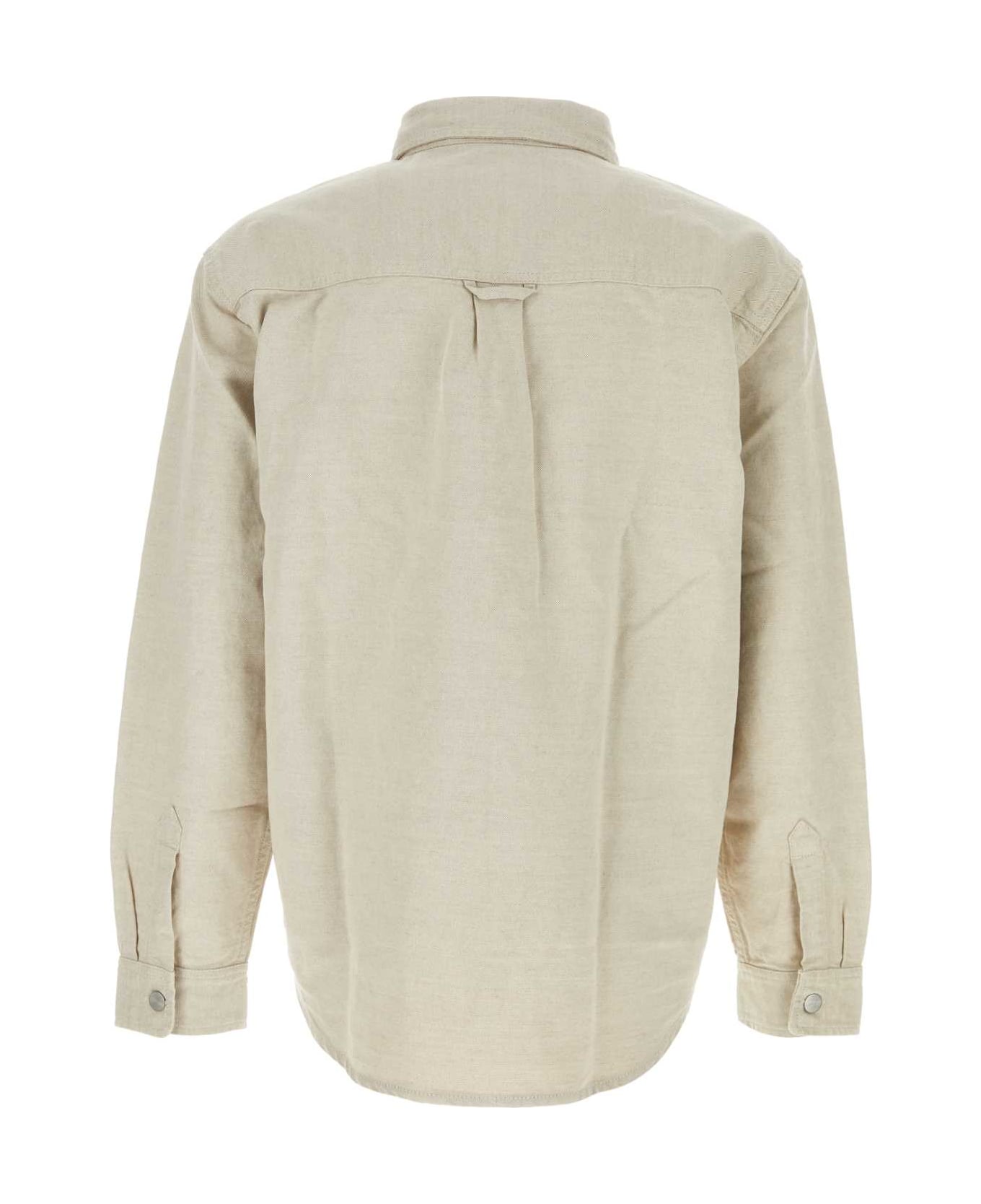 Carhartt Sand Denim Walter Shirt Jac - NATURAL
