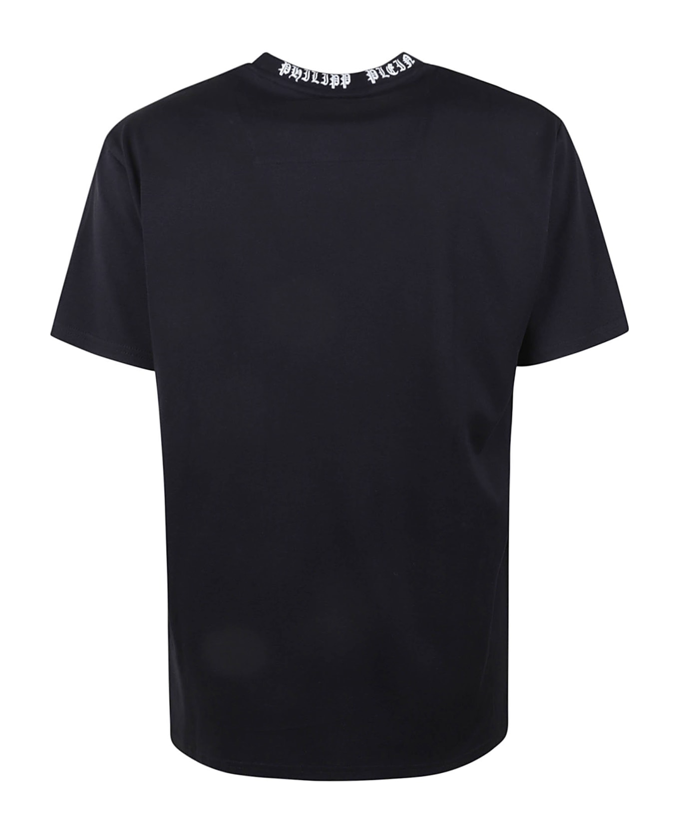 Philipp Plein Gothic Plein Round Neck T-shirt | italist, ALWAYS LIKE A SALE