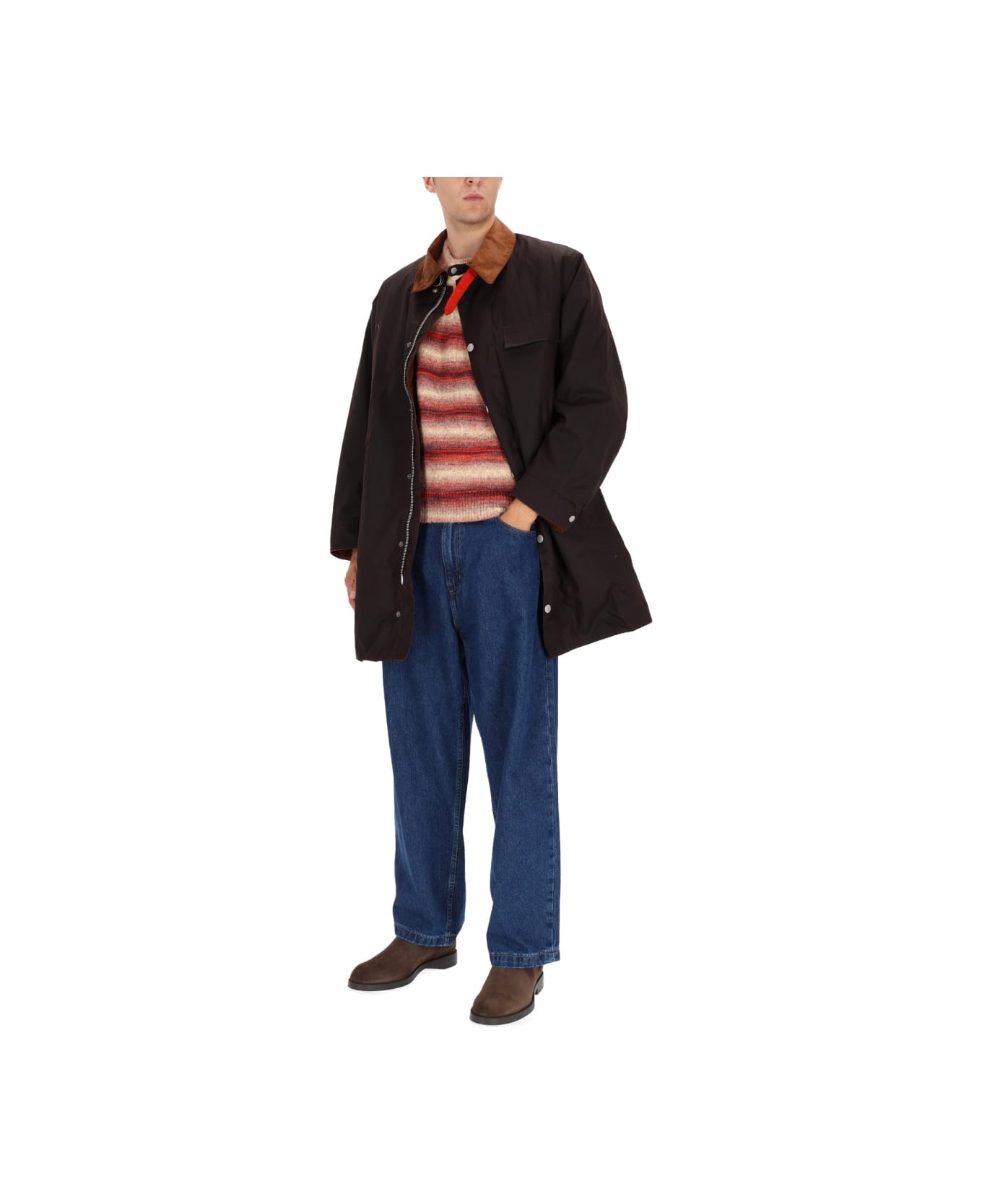 Paul Smith Waxed Cotton Jacket - BROWN