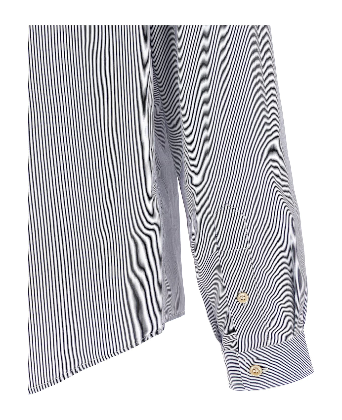 Valentino Garavani Striped Shirt - Light Blue