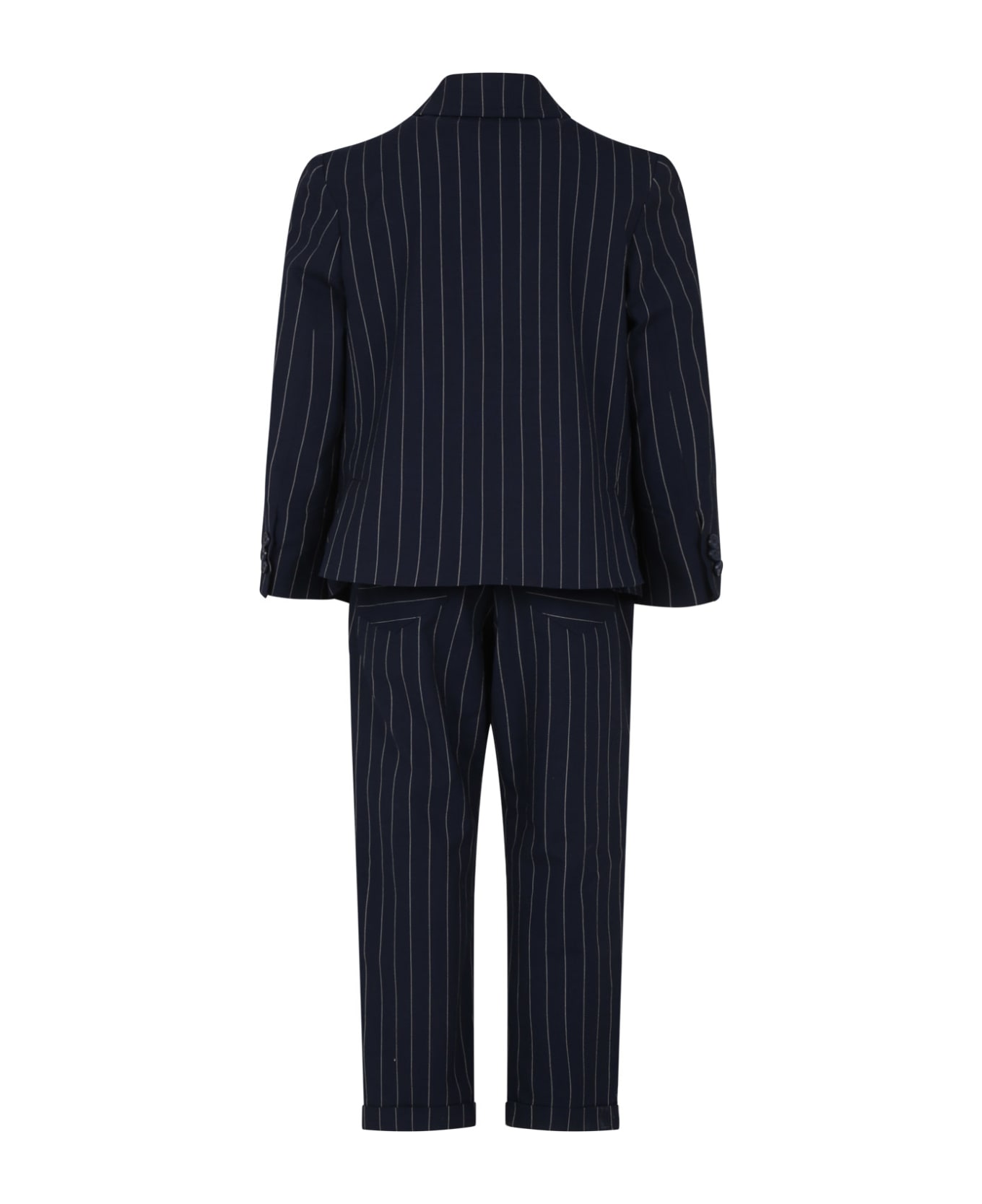 Fay Blue Suit For Boy - Blue スーツ