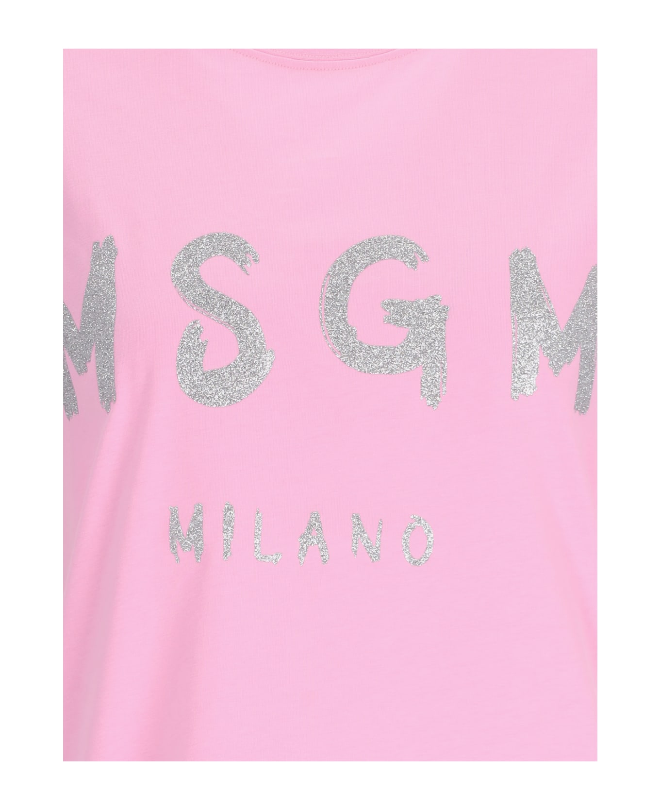 MSGM Logo T-shirt - Pink Tシャツ