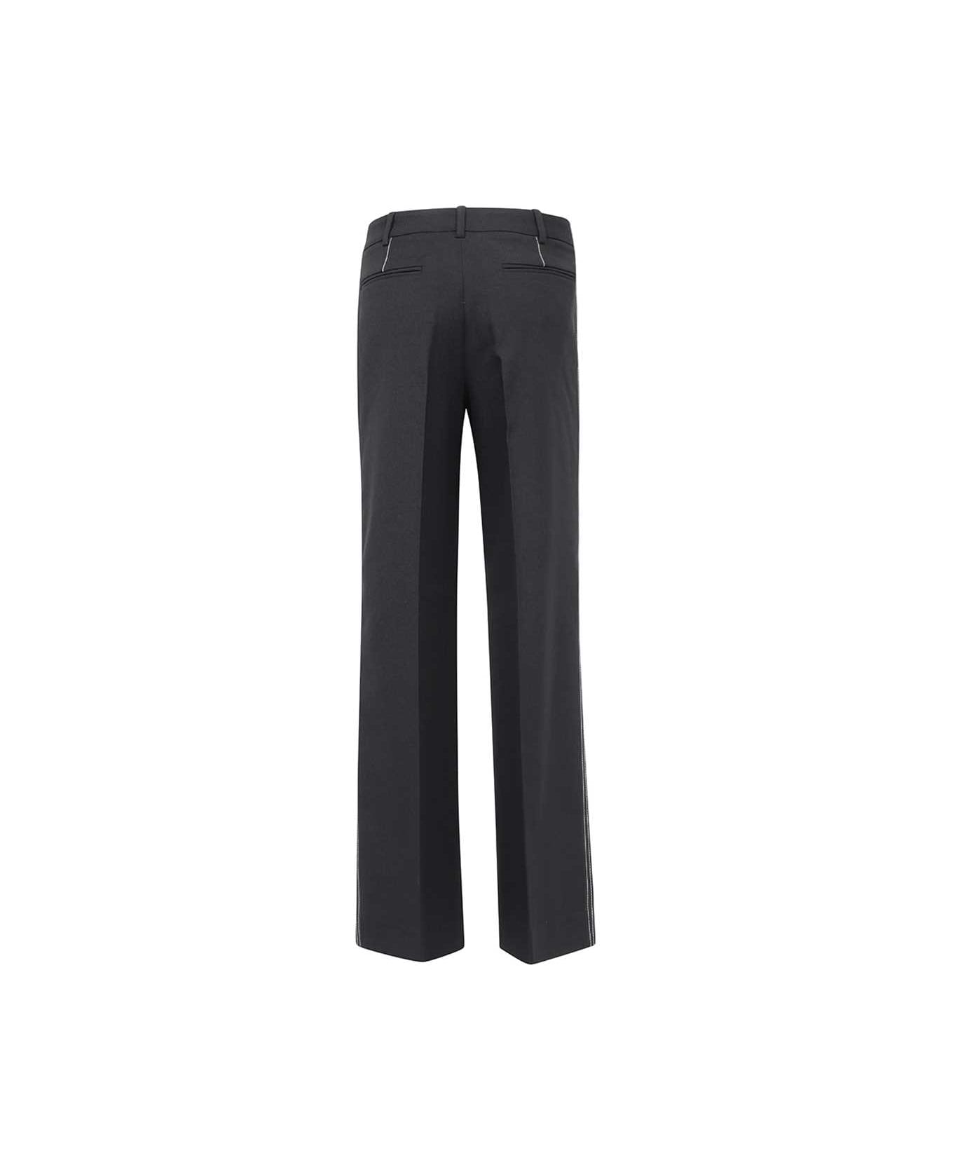 Marine Serre Tailored Trousers - black