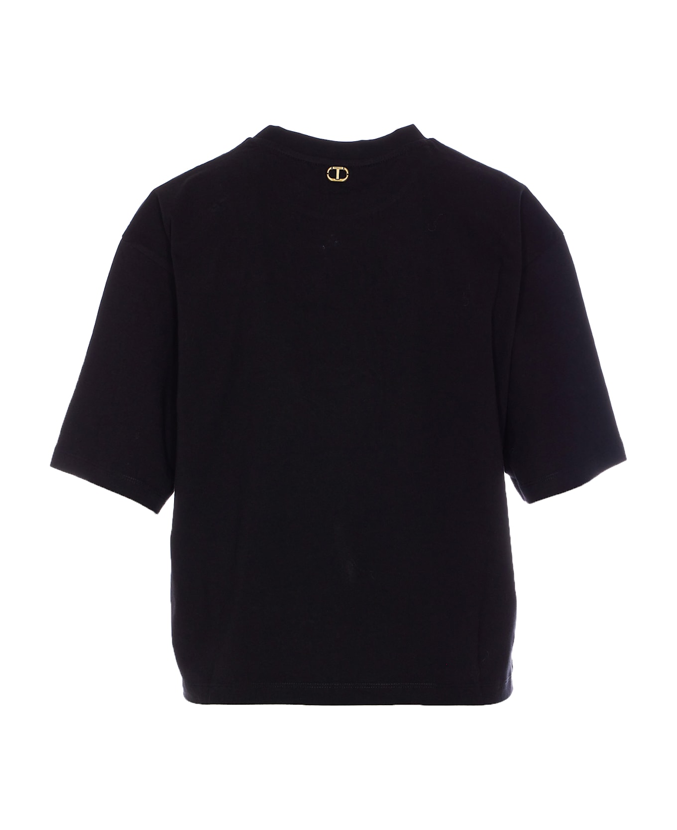 TwinSet Embroidered T-shirt - Black