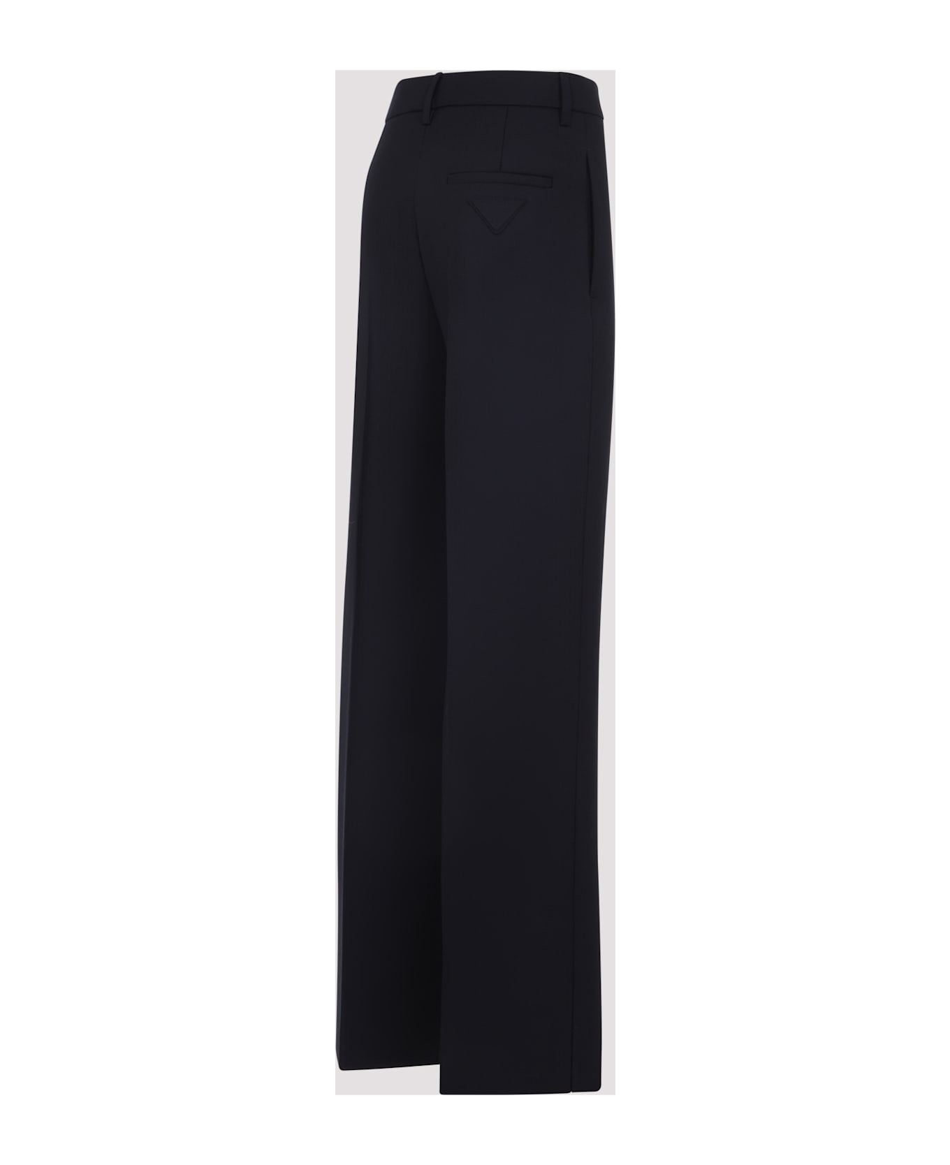 Prada Virgin Wool Pants - Bleu