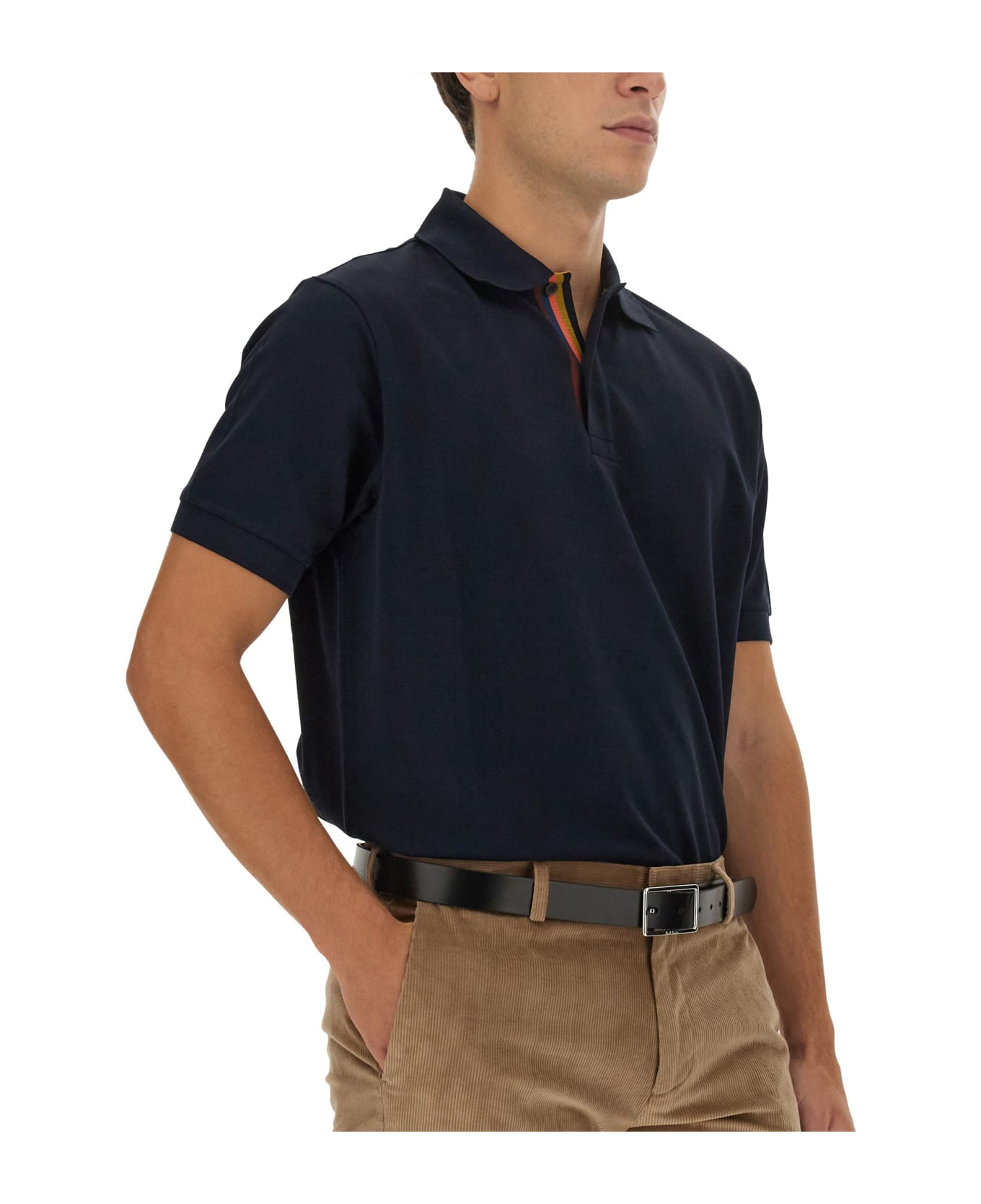 Paul Smith Regular Fit Polo Shirt - Blu scuro