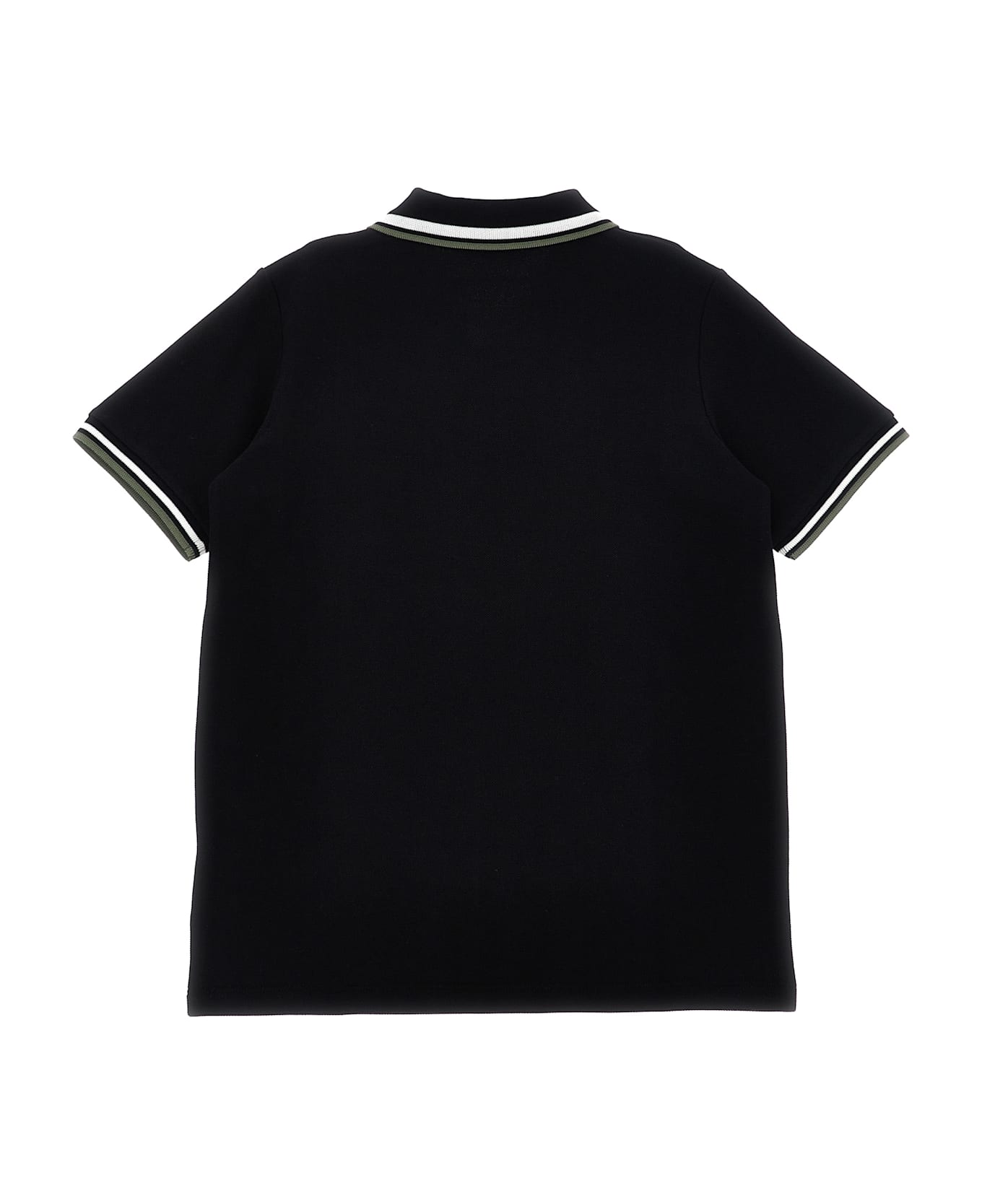 Moncler Piqué Polo Shirt - Black  